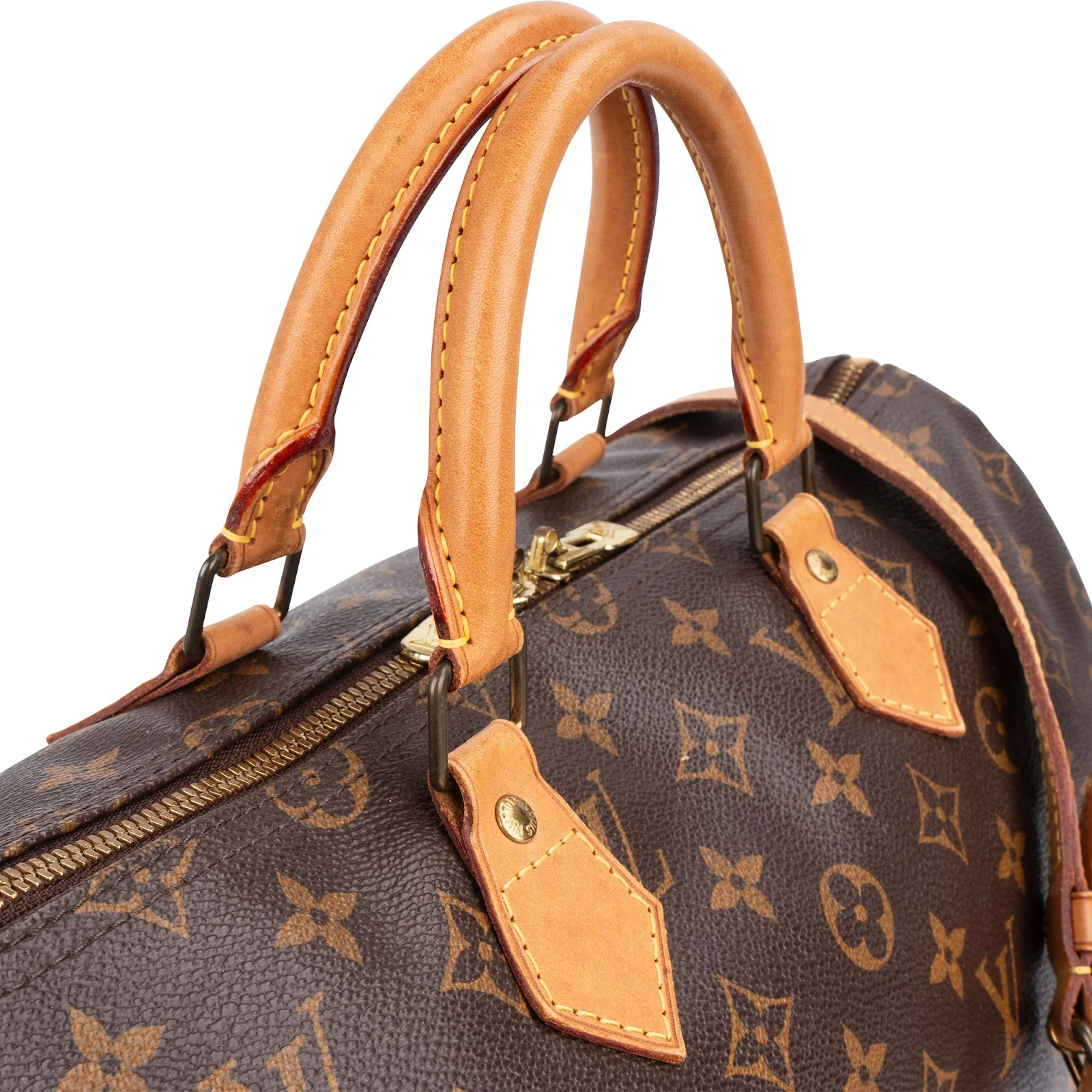 Louis Vuitton Monogram Canvas Speedy 35 Bandoulière Boston Bag