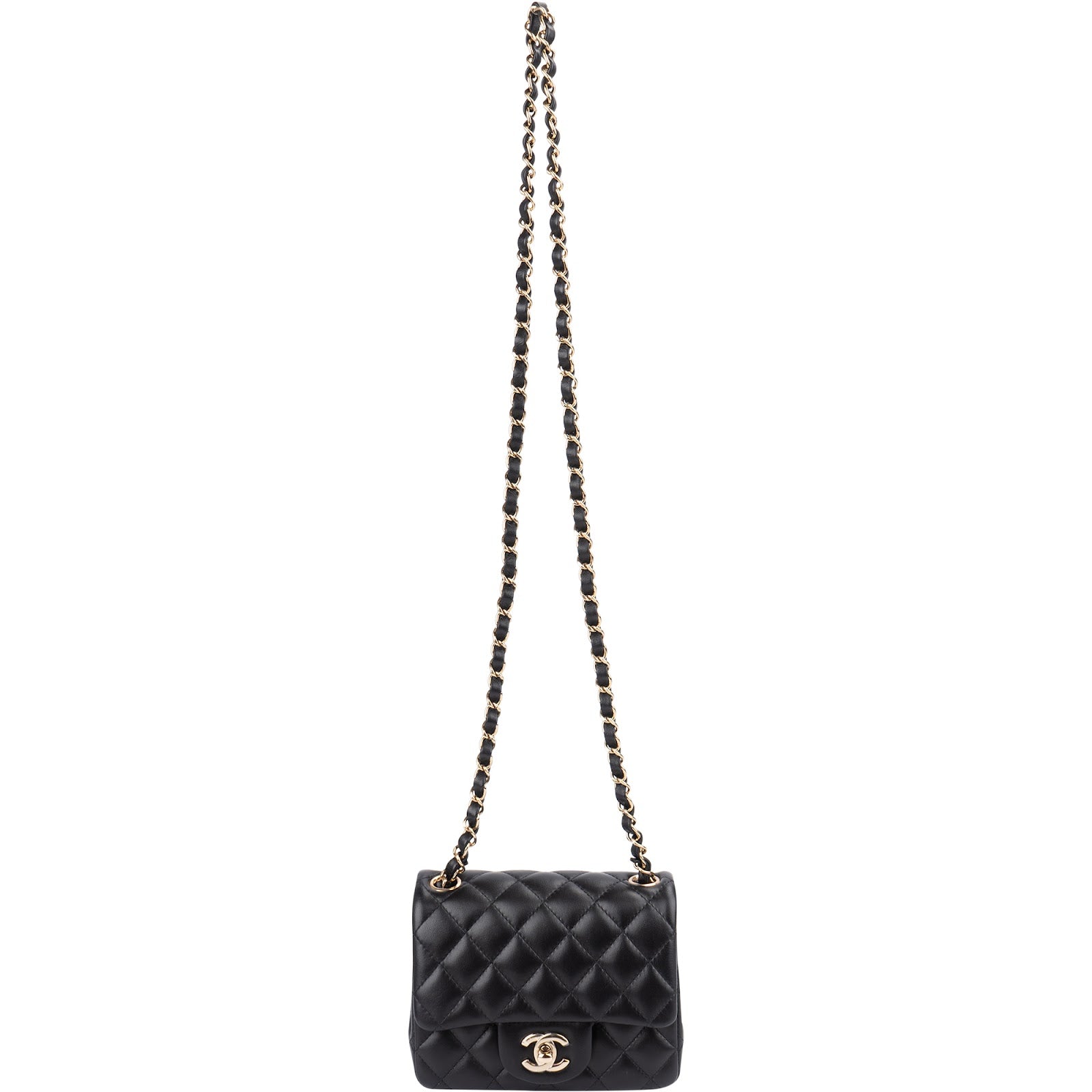 Chanel - Mini Square Single Flap Crossbody Bag