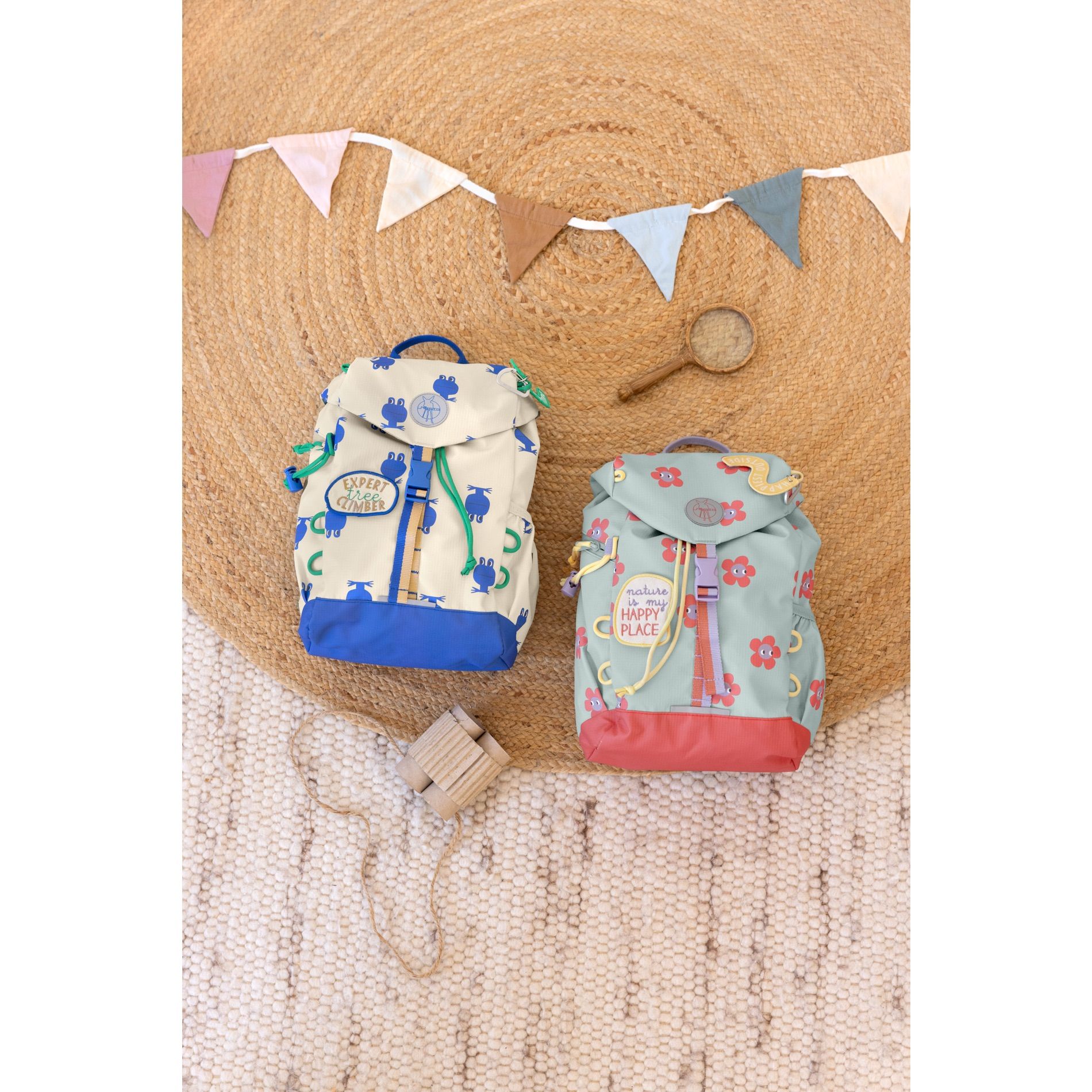 Mini Outdoor Backpack Happy Trails - flower
