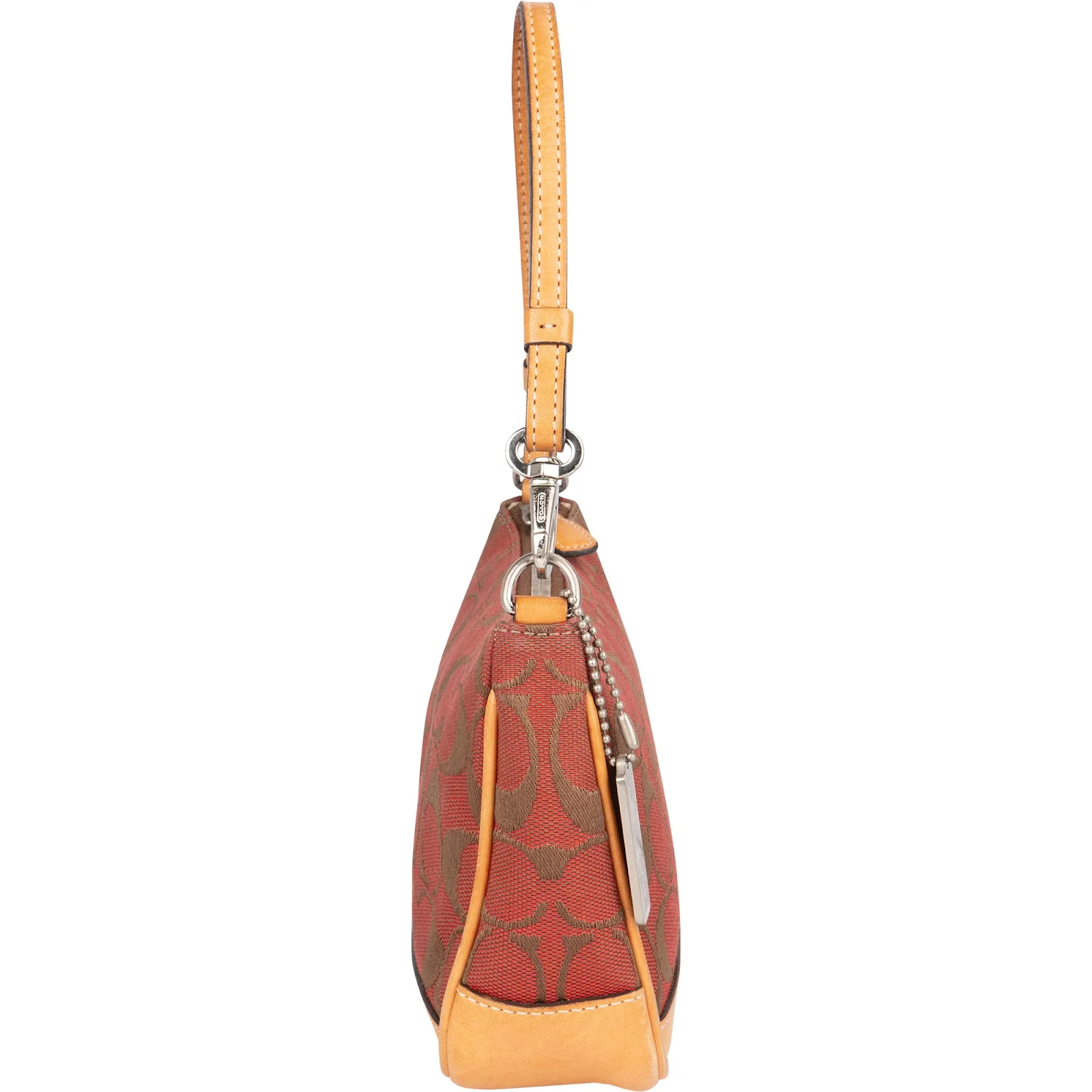 Coach Signature Monogram Pochette Handbag