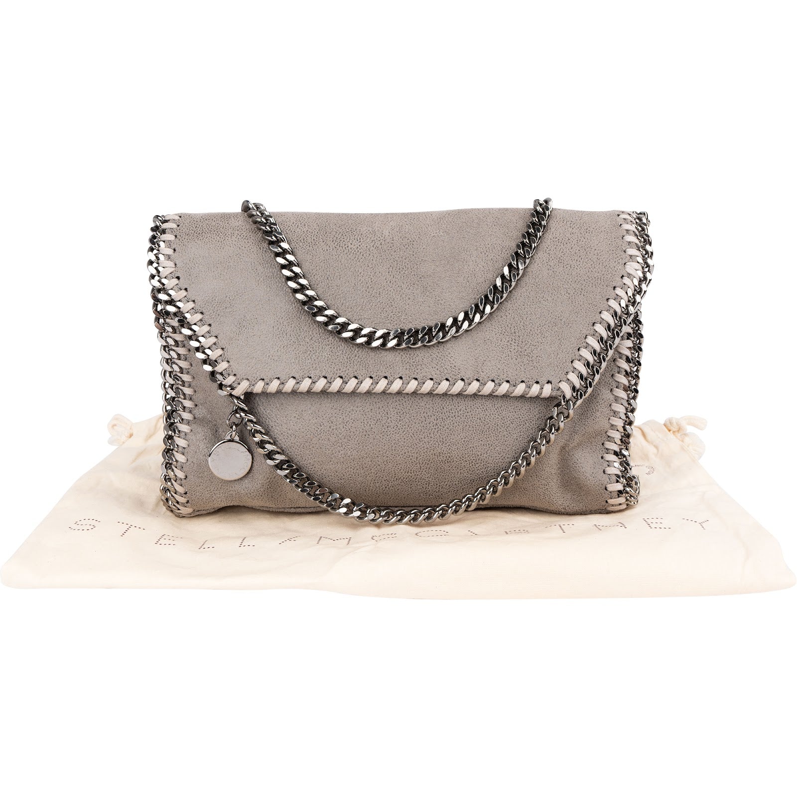 Stella McCartney Shaggy Falabella Fold-Over Crossbody Bag