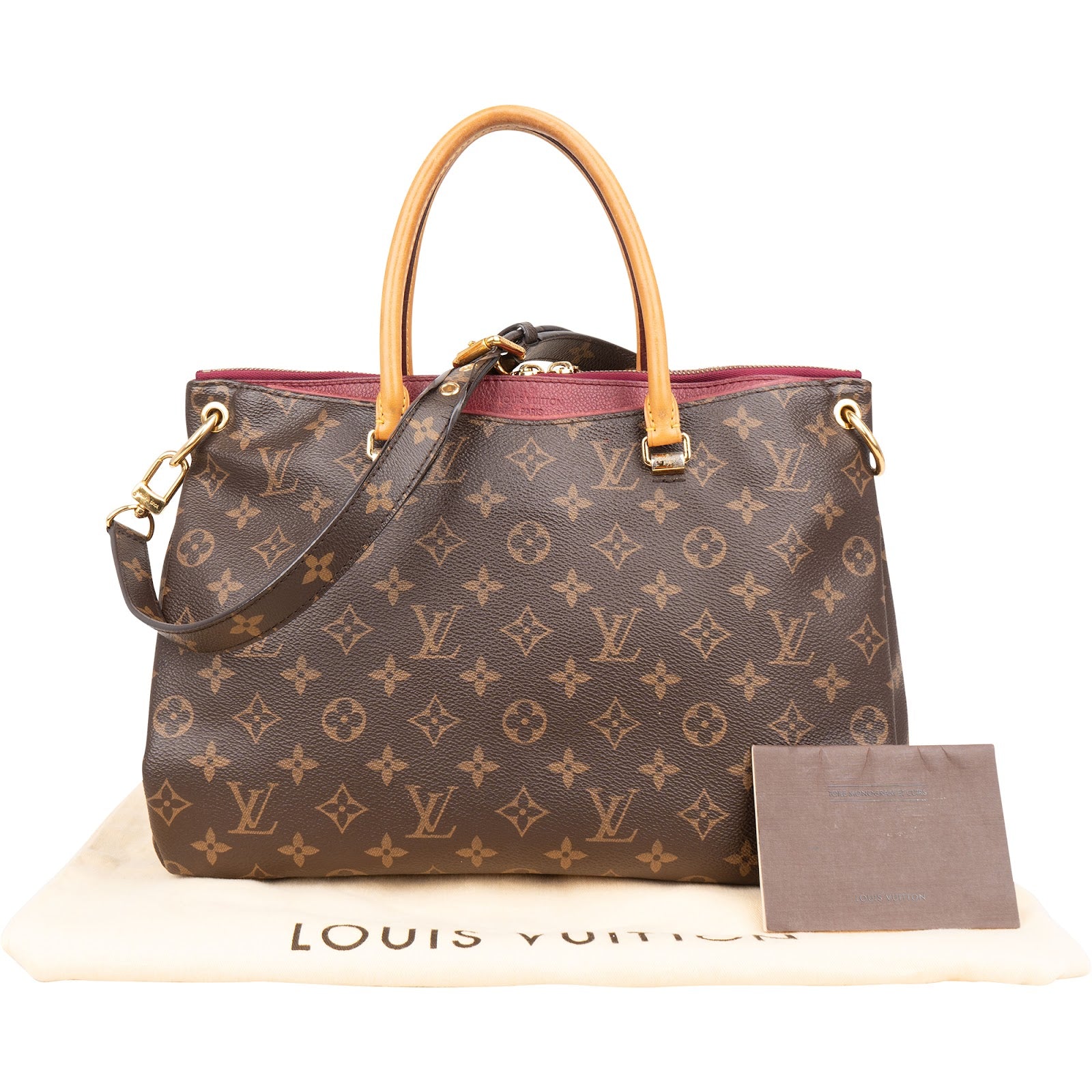 Louis Vuitton Monogram Canvas Pallas MM Handbag