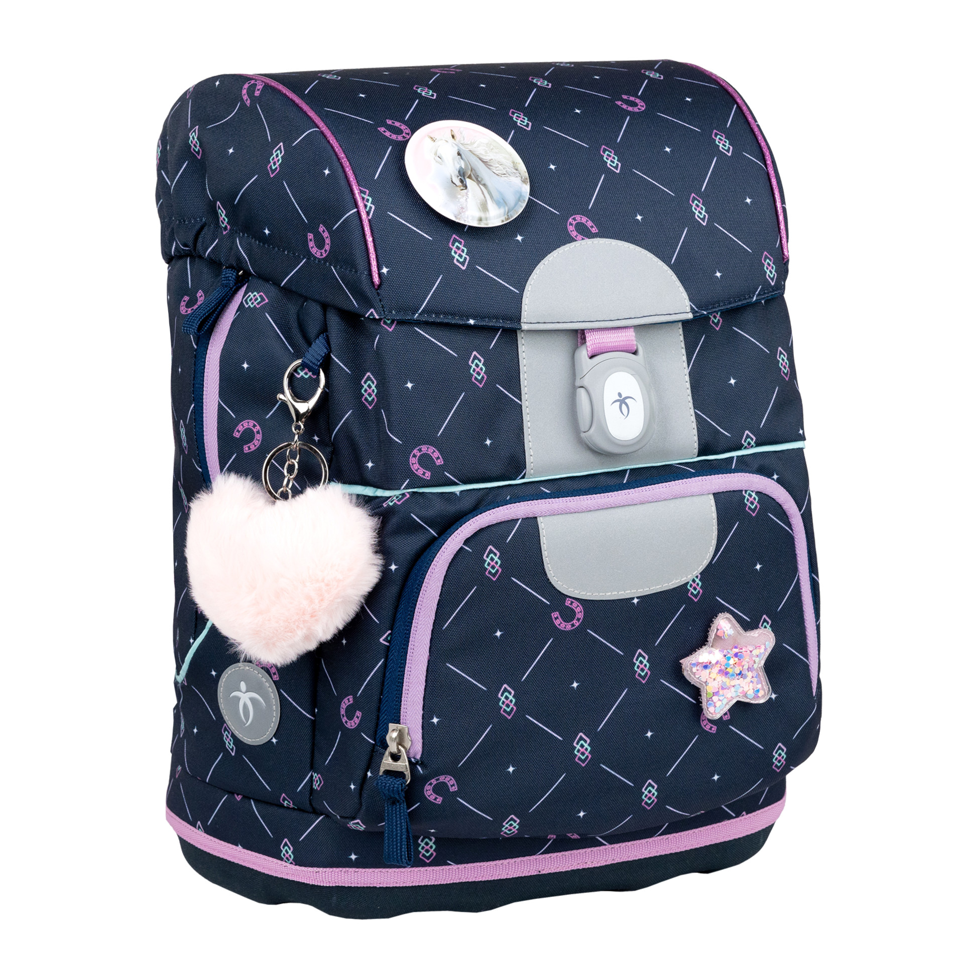 Motion ergonomisches Schulranzenset 5tlg. - Midnight Gallop