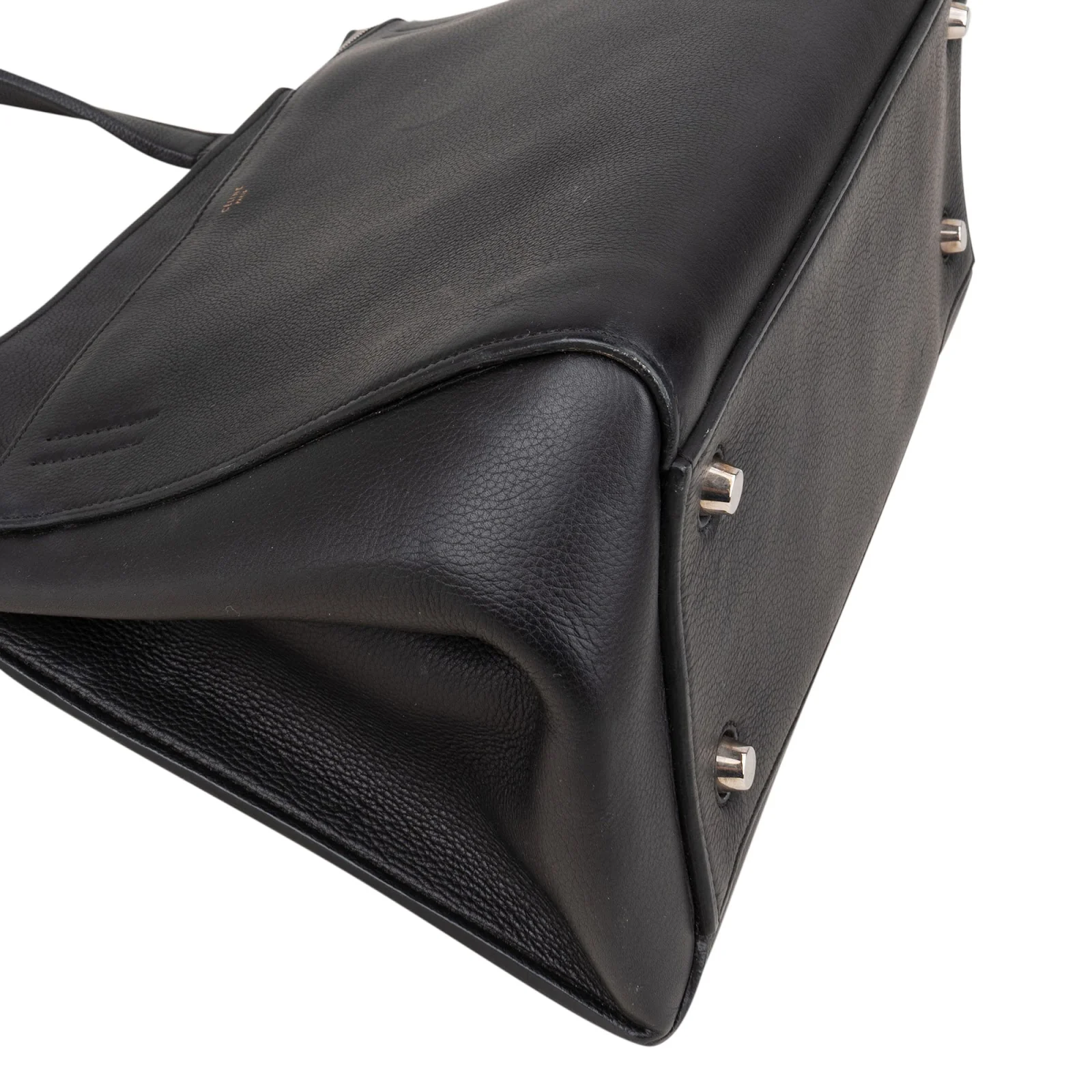 Céline Grained Leather Edge Handbag