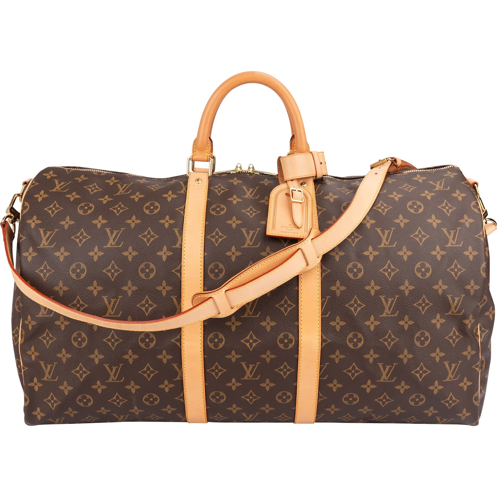 Louis Vuitton Monogram Canvas Keepall 55 Bandoulière Reisetasche