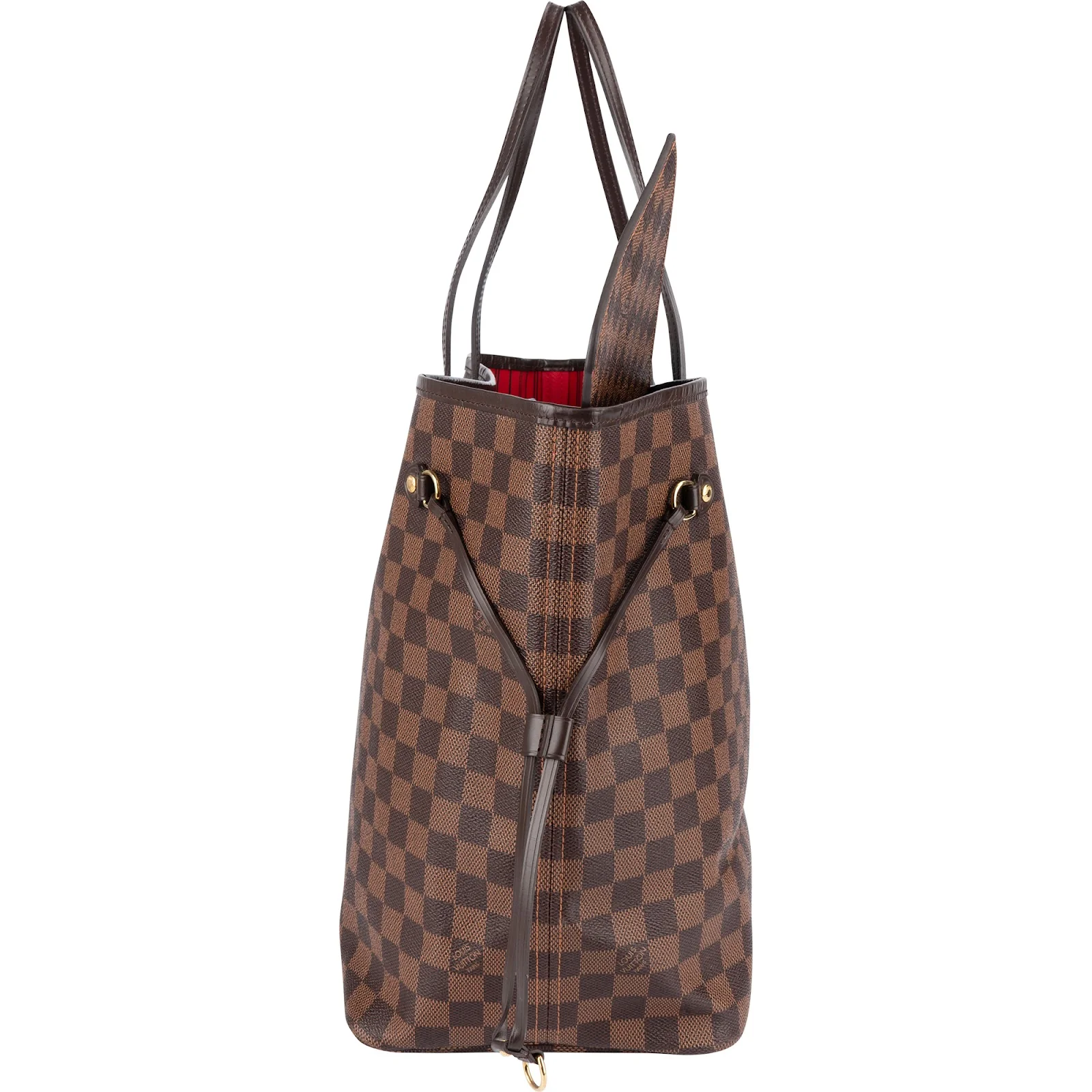 Louis Vuitton Monogram Damier Ebene Neverfull GM Shoulder Bag