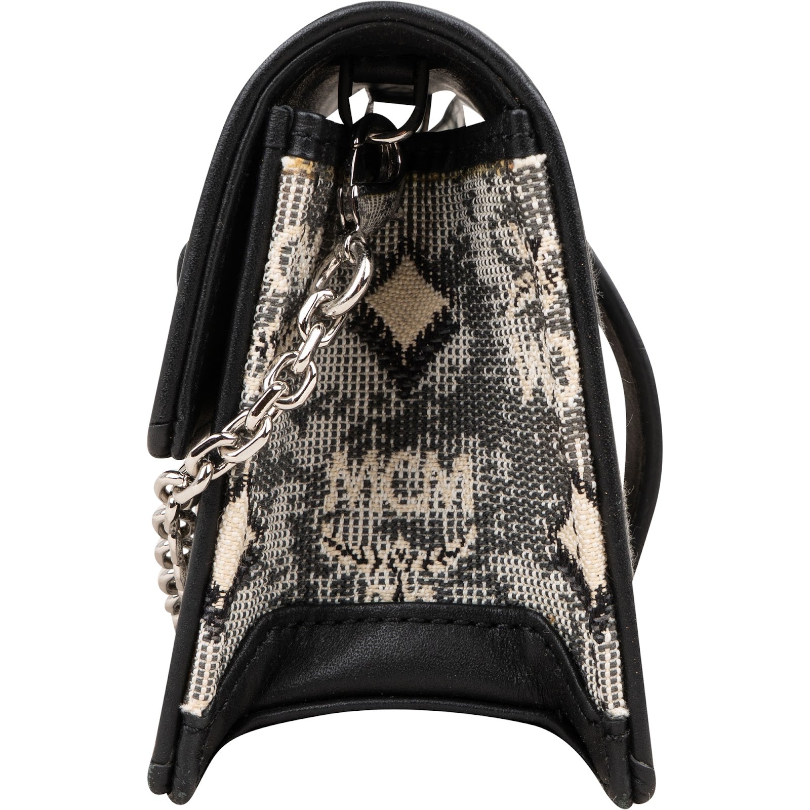 MCM Visetos Monogram Jacquard Patricia Micro Crossbody Bag