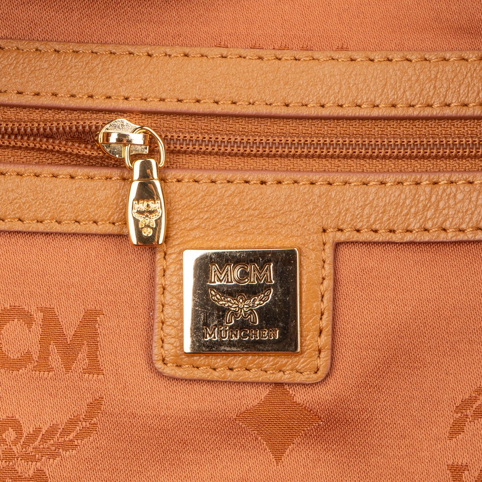 MCM Monogram Visetos Stark Studded Backpack