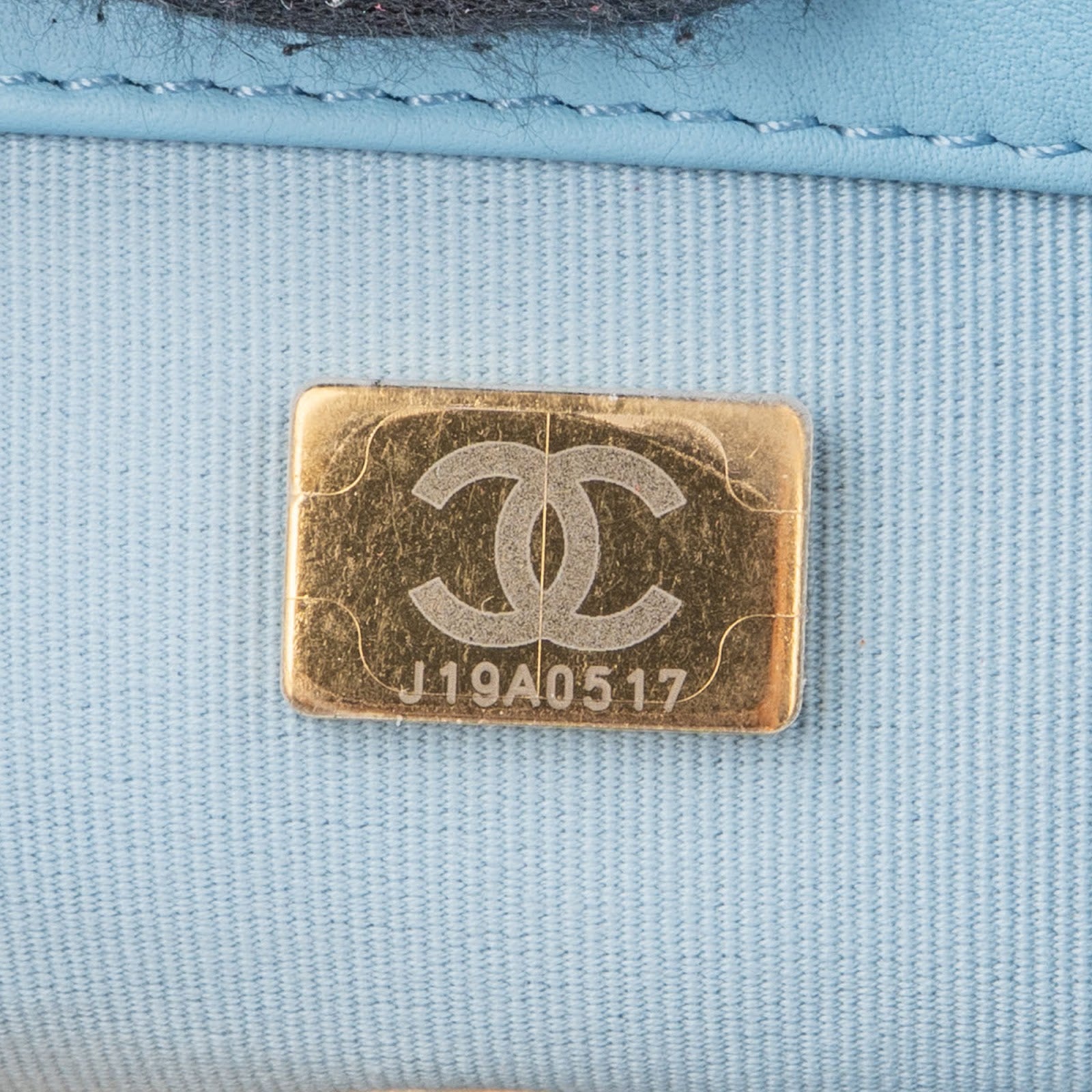 Chanel - 19 Quilted Denim Sky Ombre Crossbody Bag