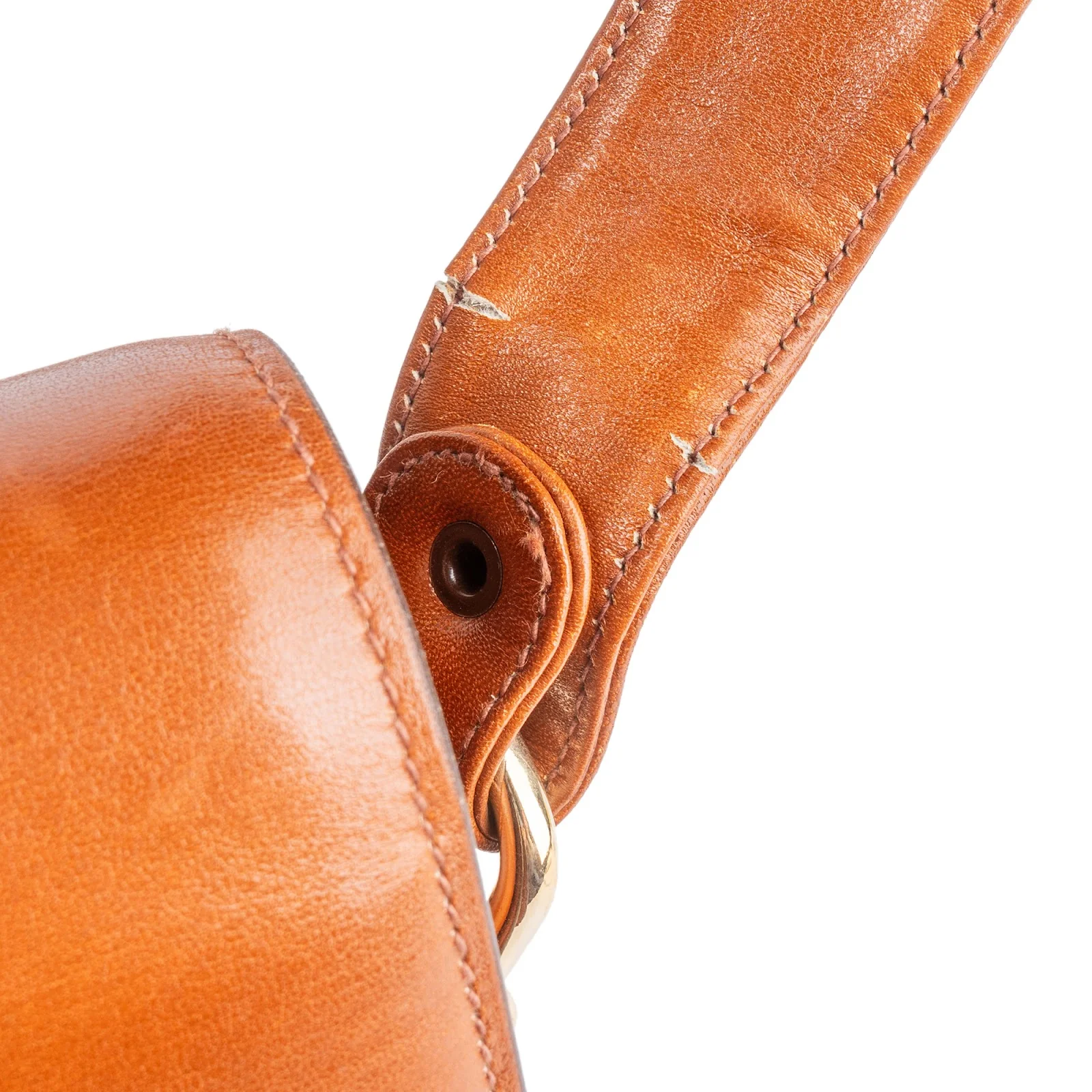 Celine Boxcalf Leather Triomphe Shoulder Bag