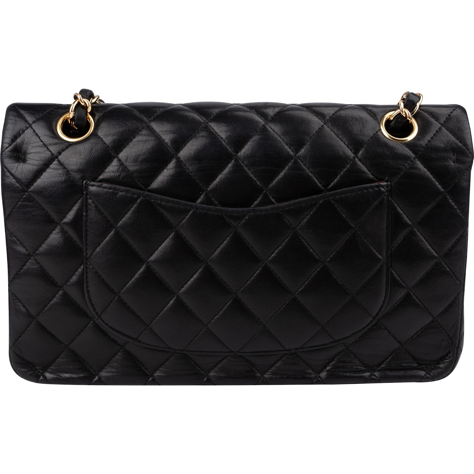 Chanel - Quilted Lambskin Medium Double Flap Shoulder Bag