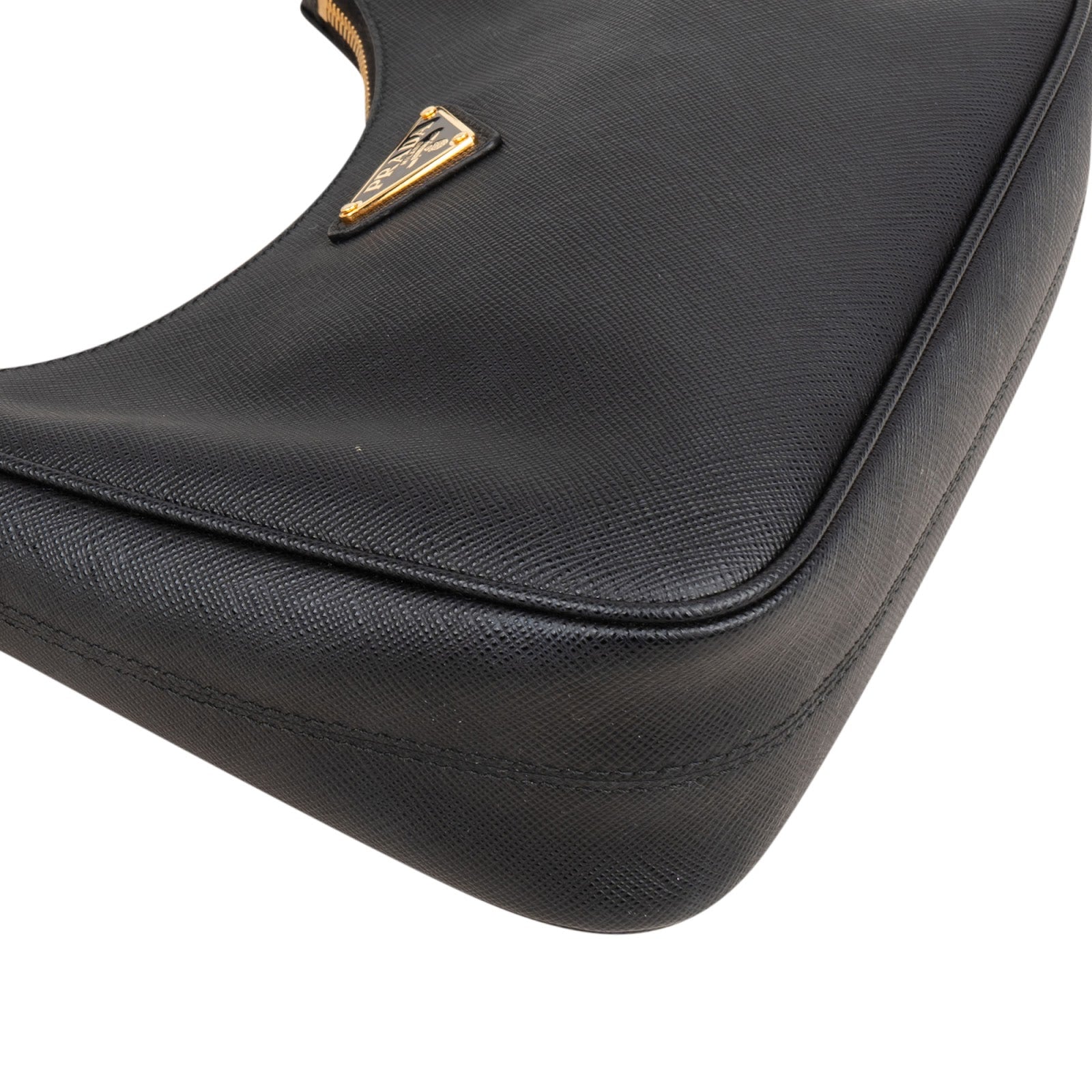 Prada Saffiano Leather Triangle Re-Edition 2005 Shoulder Bag