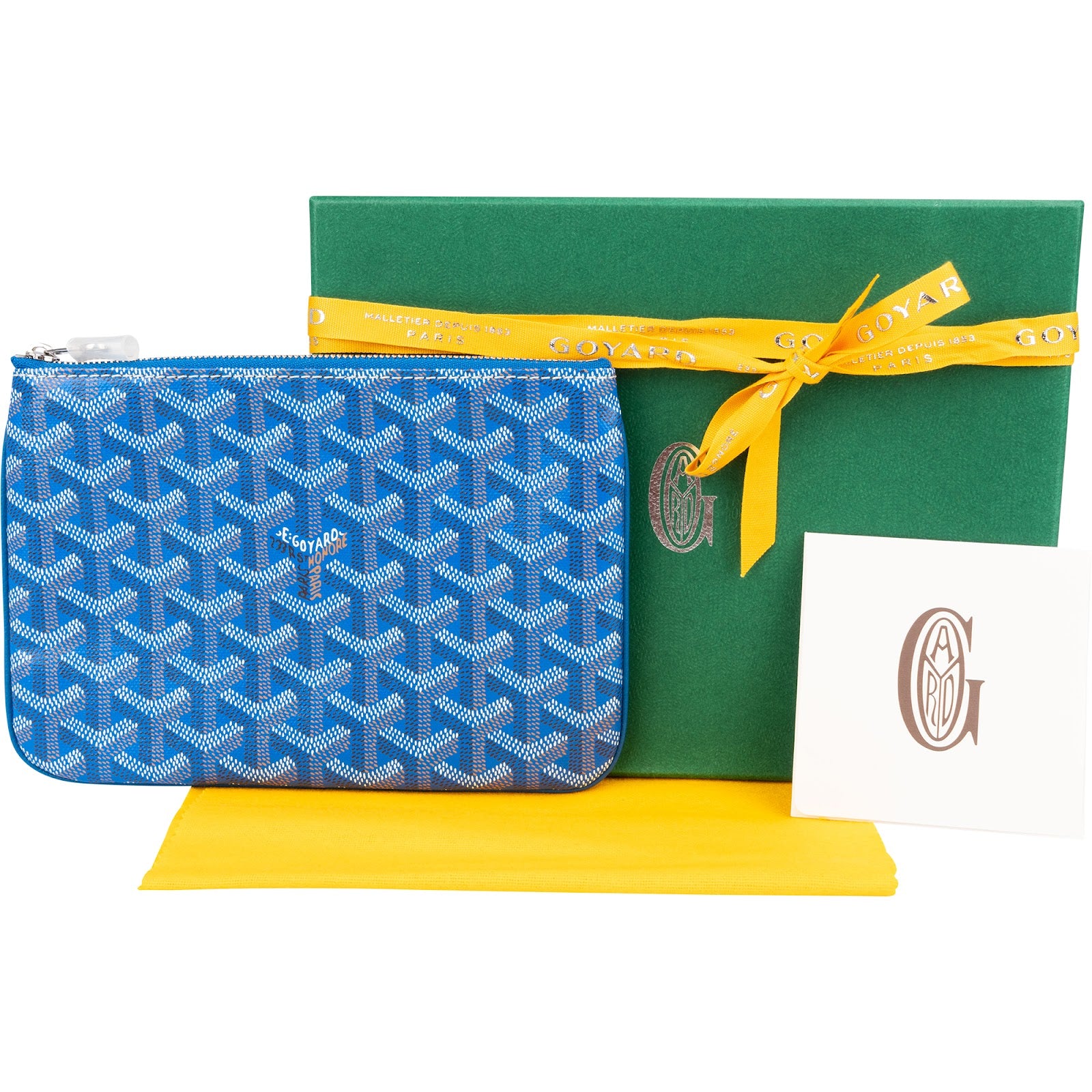 Goyard Monogram Goyardine Canvas Saint Louis PM Pouch