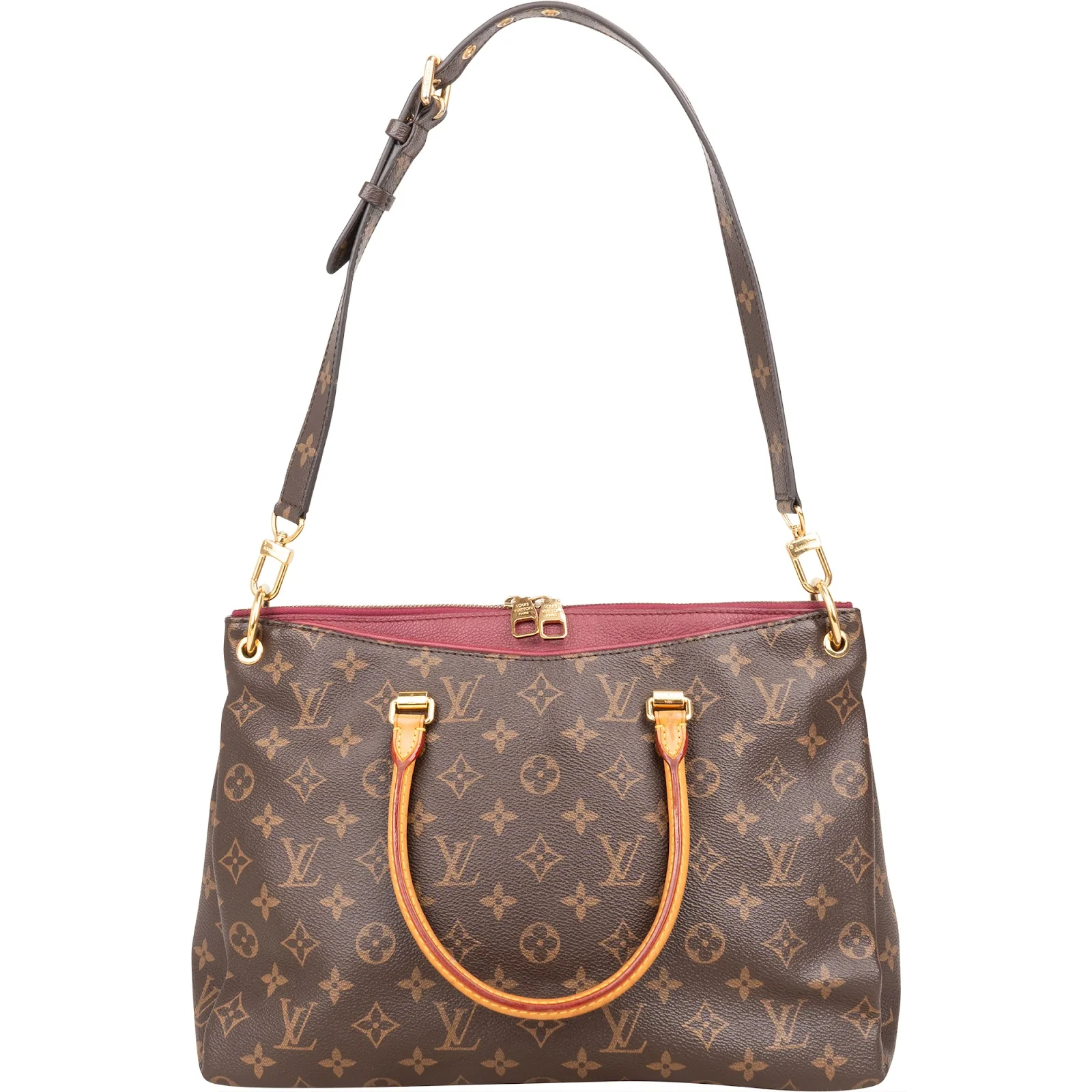Louis Vuitton Monogram Canvas Pallas MM Handbag
