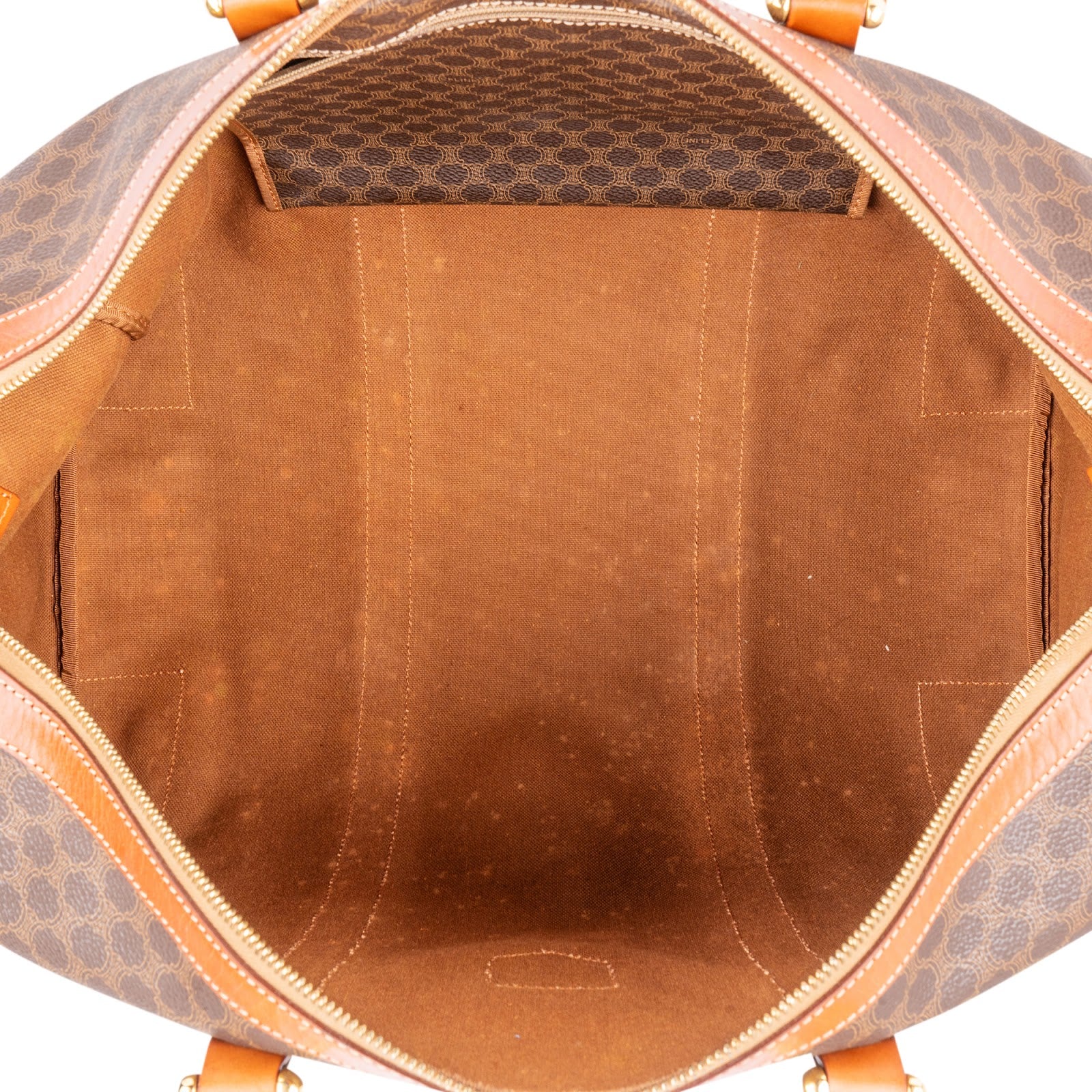 Celine Monogram Macadam Canvas Boston 45 Reisetasche