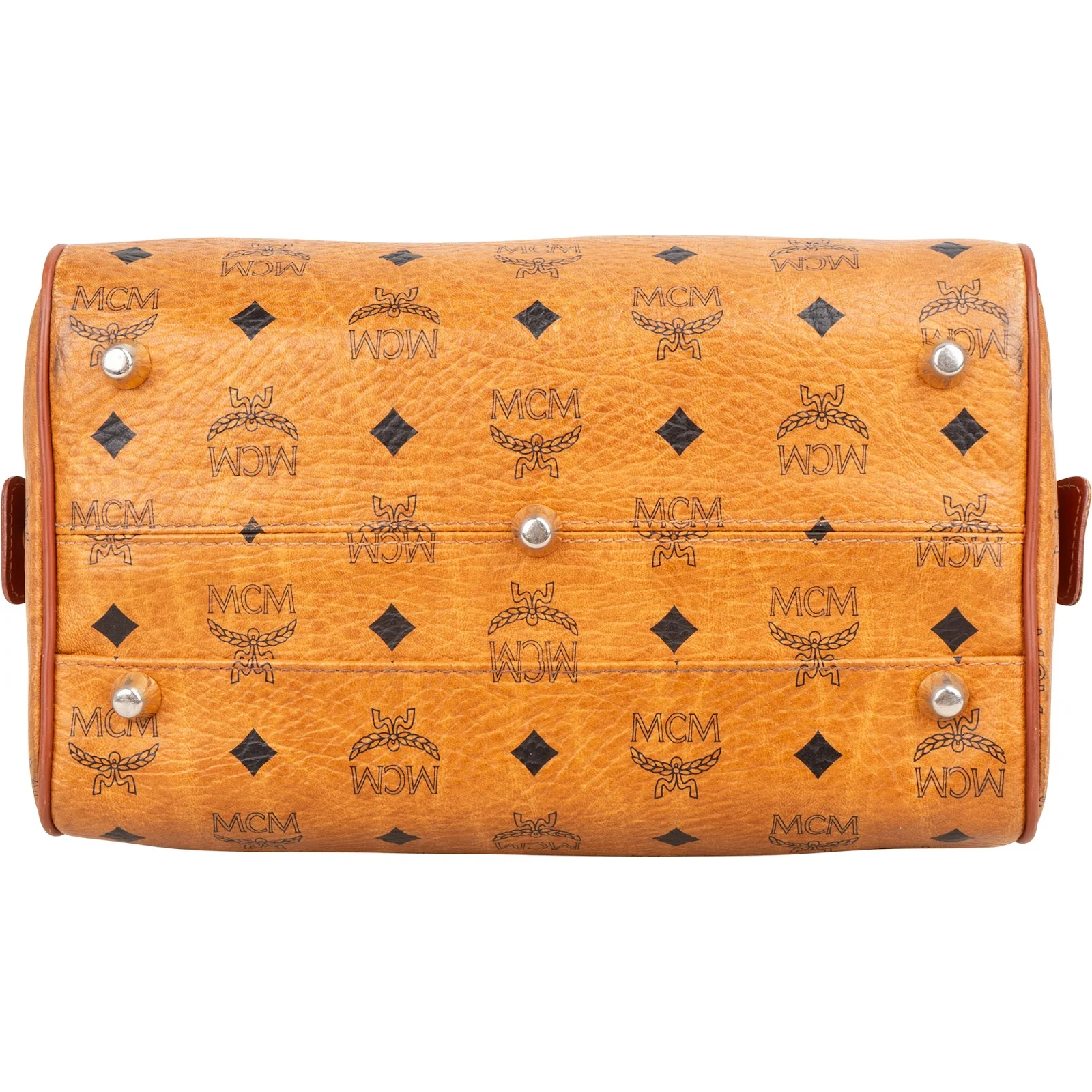 MCM Monogram Visetos Boston Handbag