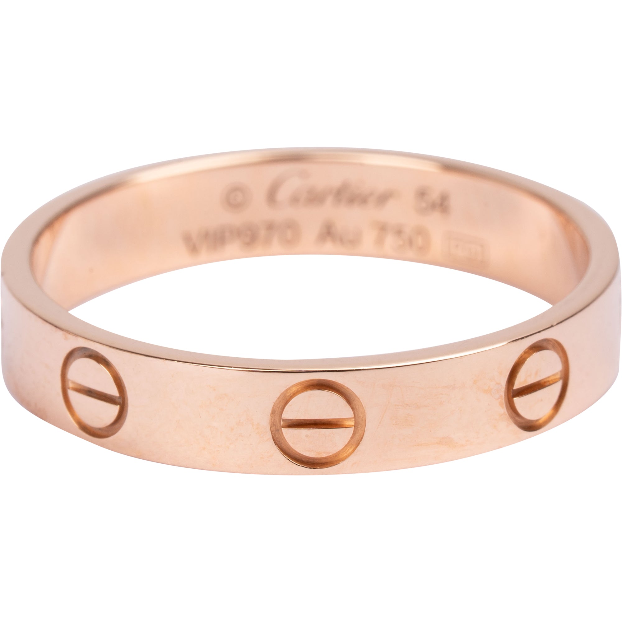 Cartier Rose Au 750er Gold LOVE Wedding Band Ring (#54)