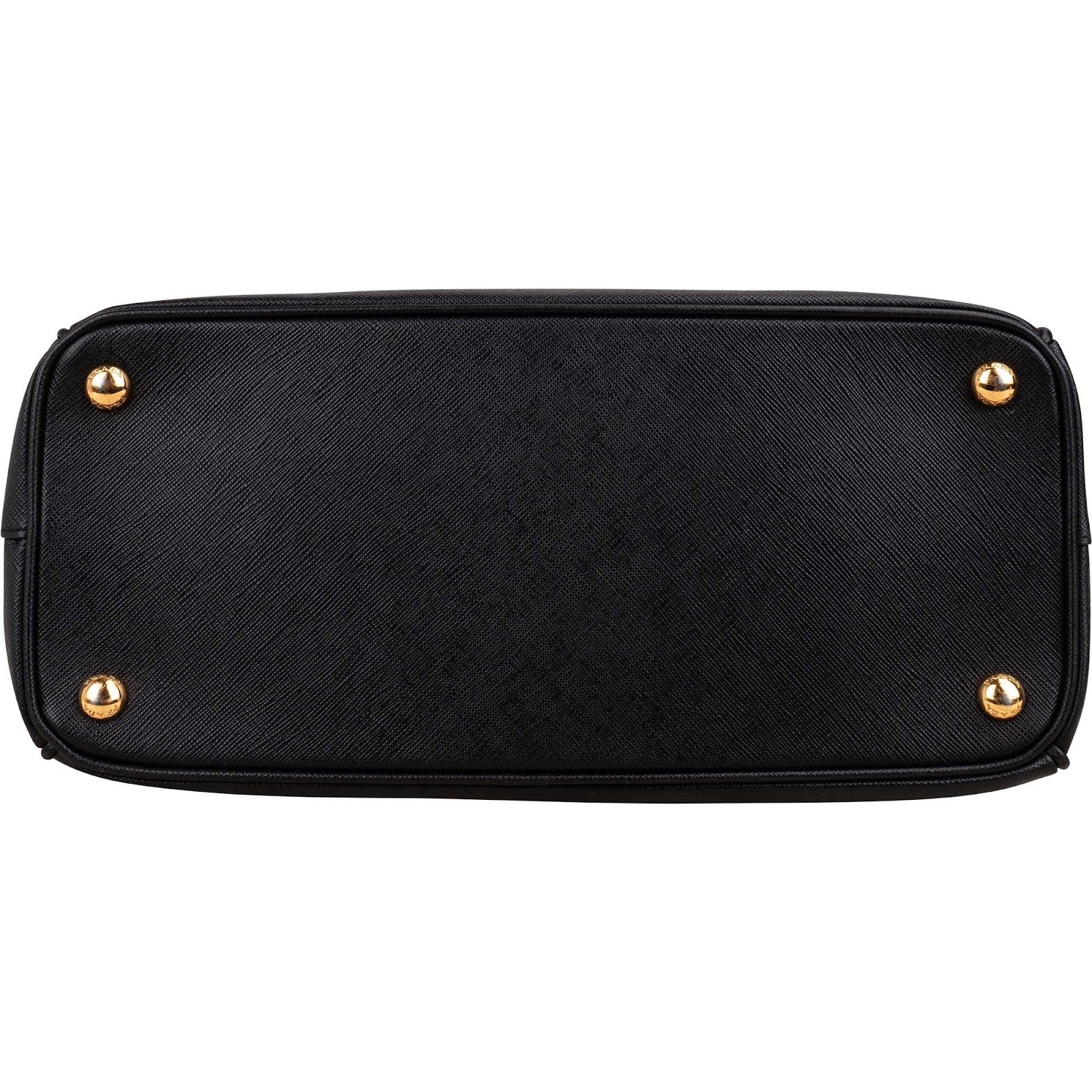 Prada - Noir Small Galleria Handbag