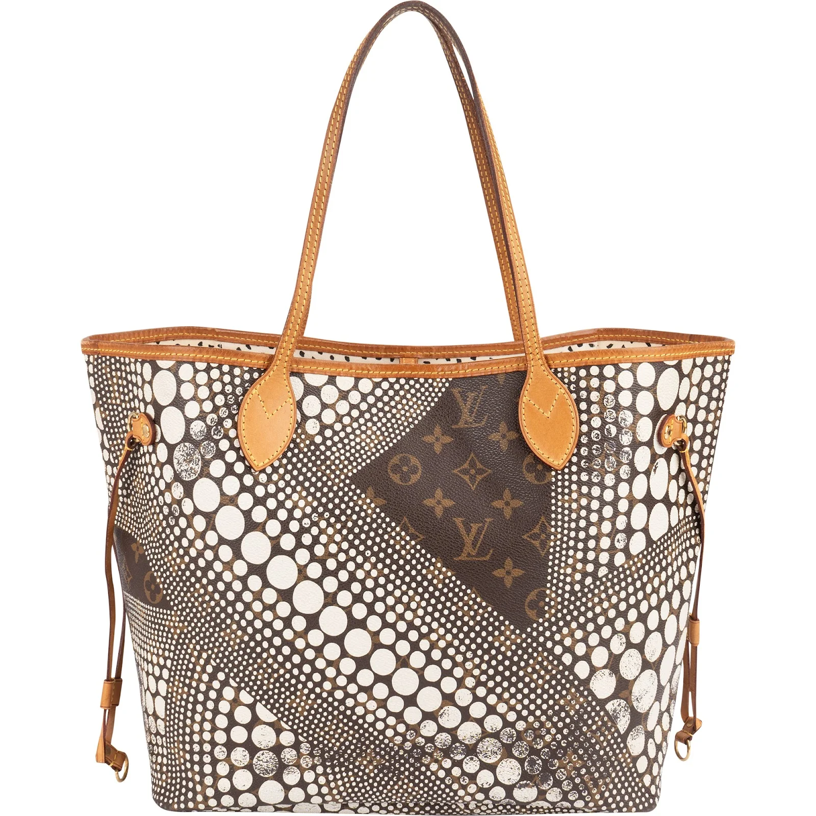 Louis Vuitton Monogram Yayoi Kusama Dots Infinity Neverfull MM Shoulder Bag