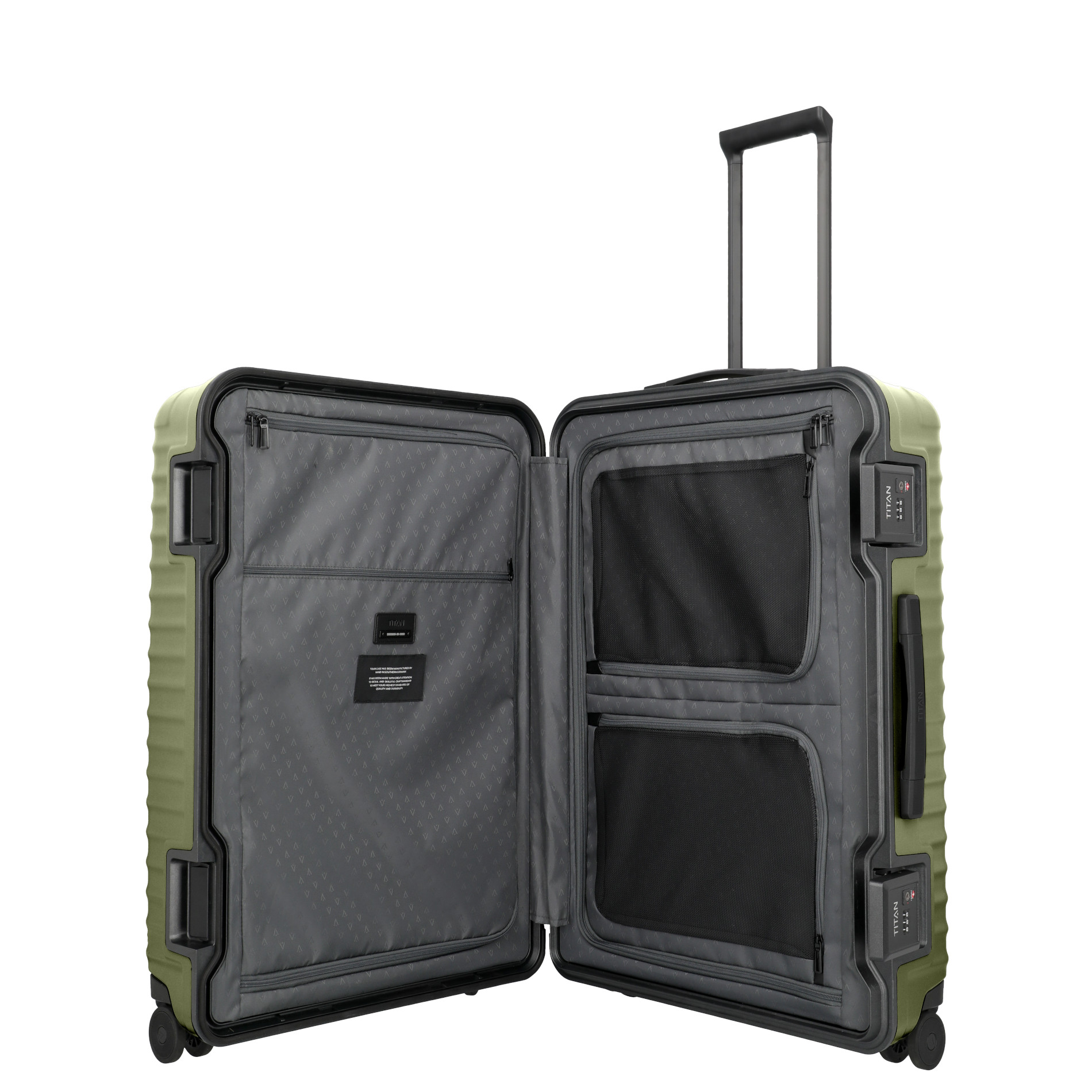 OVERSEAS Trolley L (75 cm) - Forest green