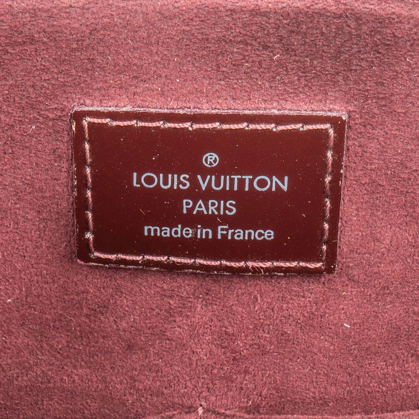 Louis Vuitton Burgundy Vernis Epi Leather Alma PM Handbag