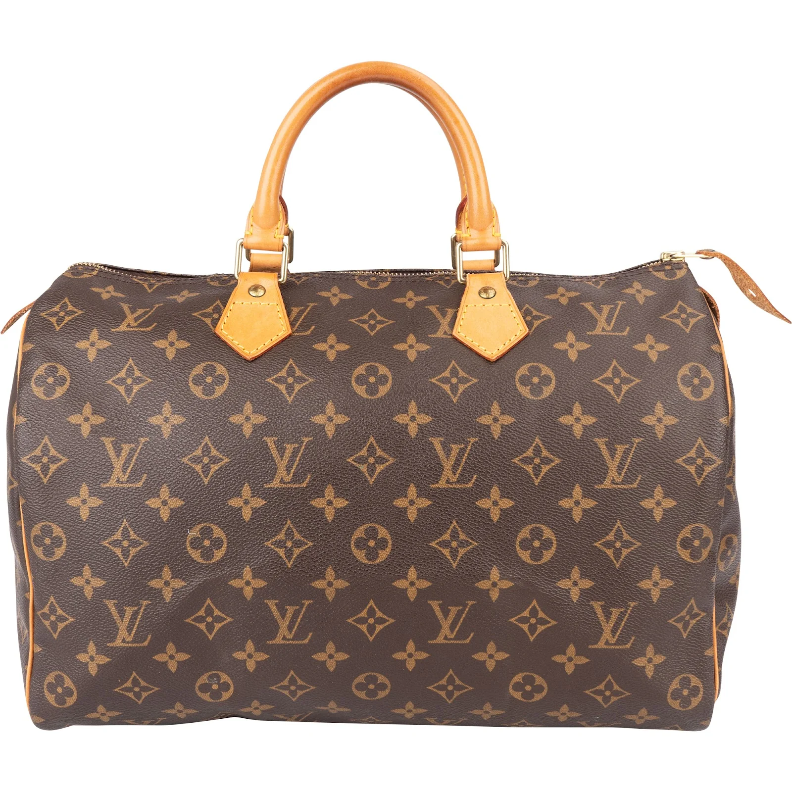 Louis Vuitton Canvas Monogram Speedy 35 Boston Bag