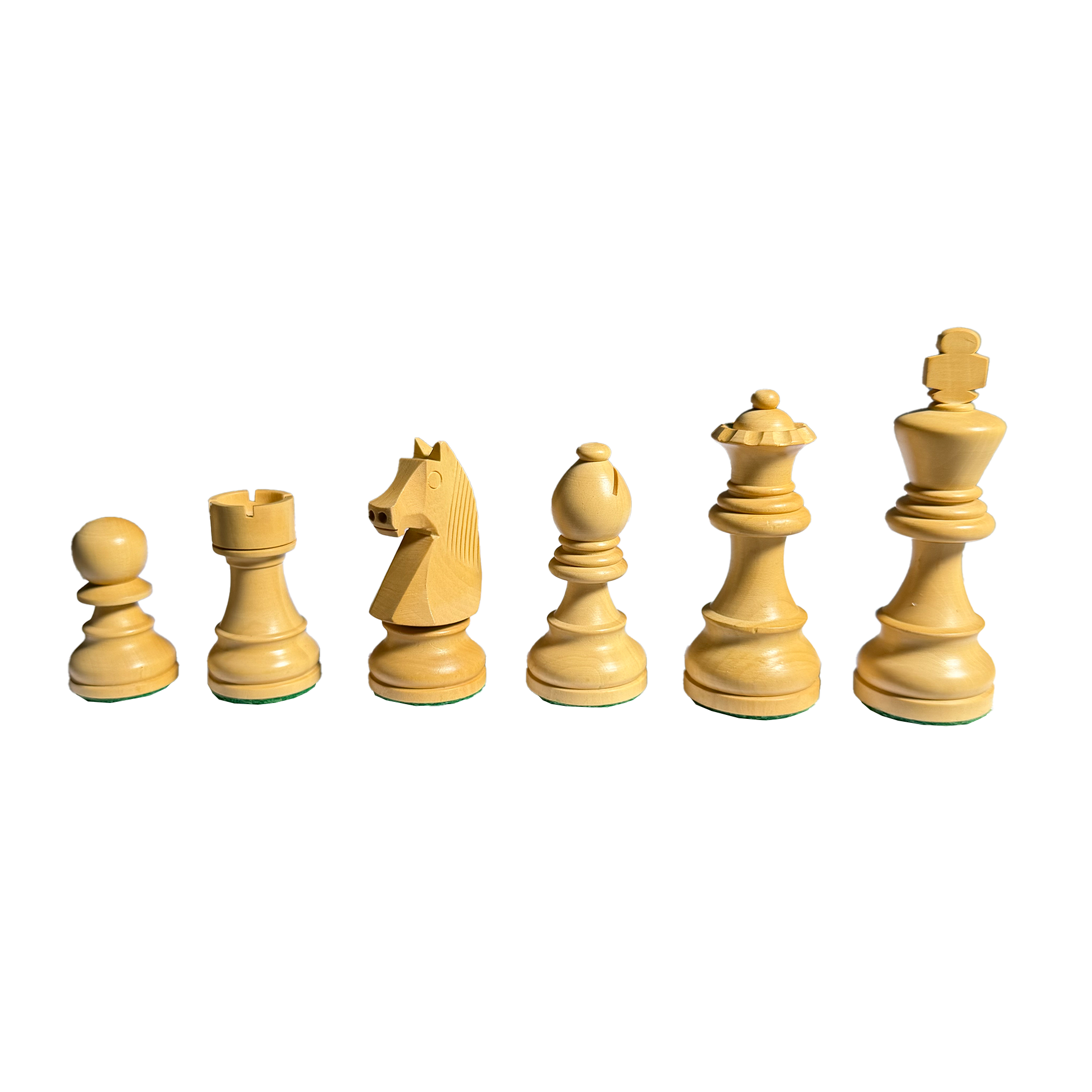 Schachspiel - Schachset Brett  + Figuren German Knight