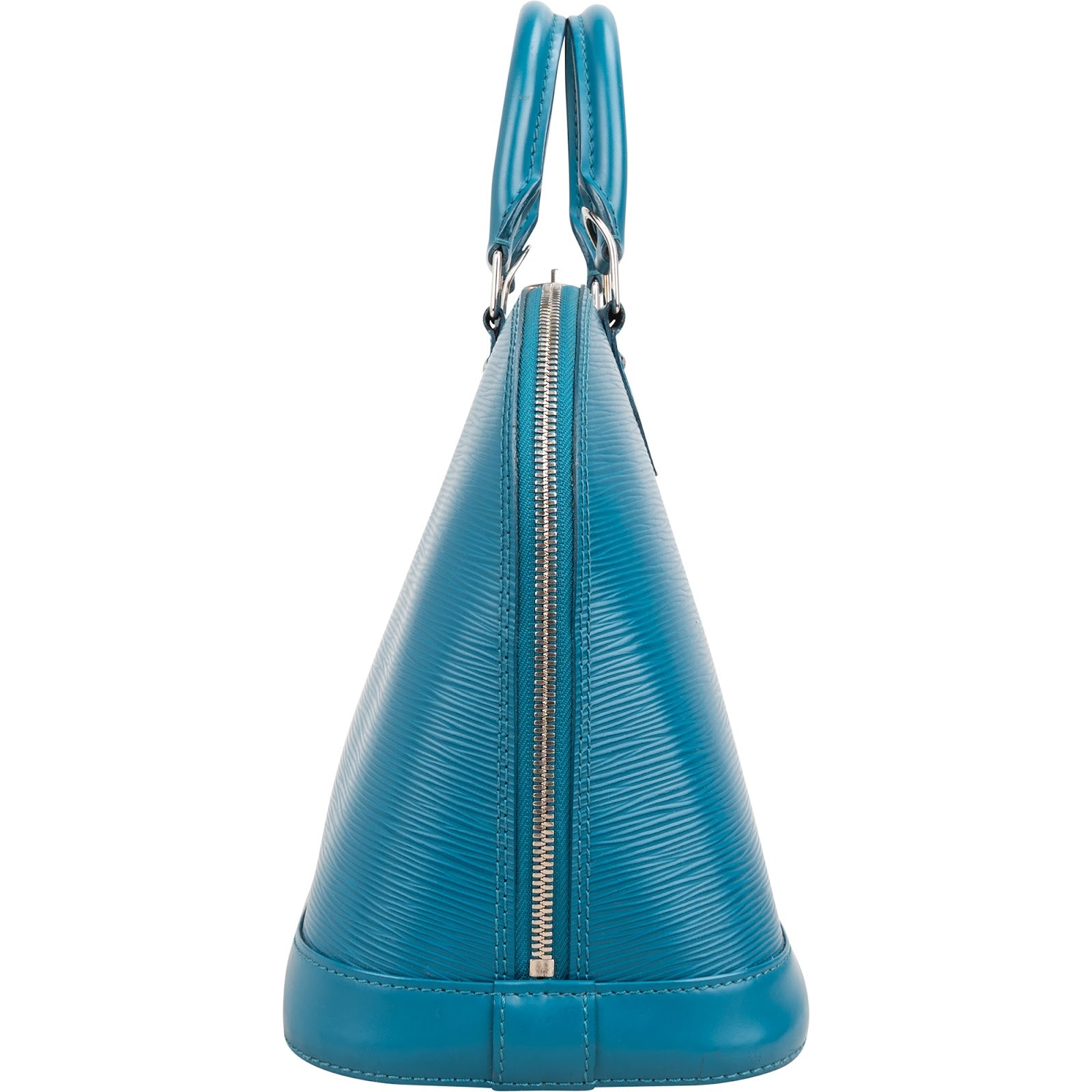 Louis Vuitton - Blue Epi Leather Alma PM Handbag