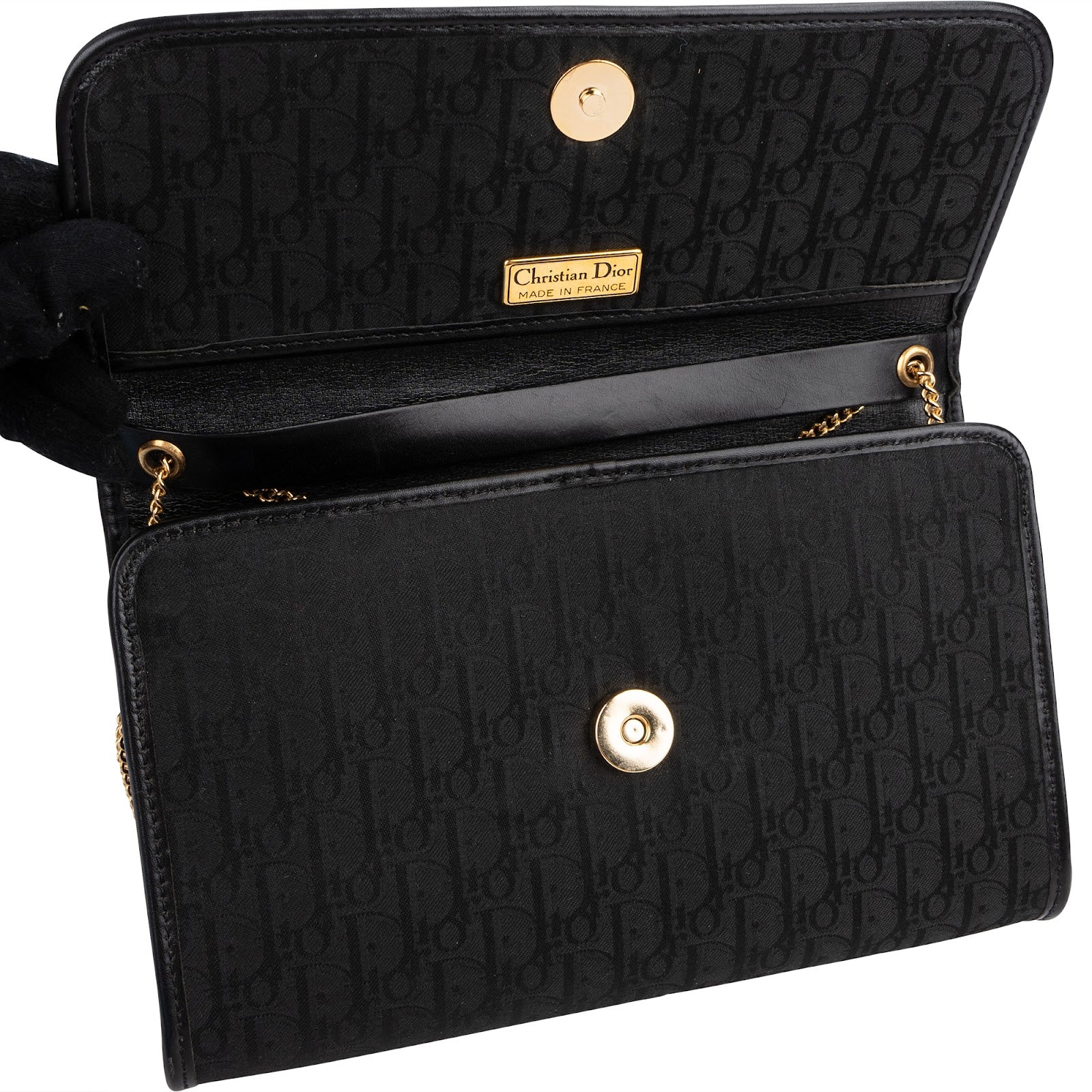 Christian Dior Oblique Monogram Single-Flap Shoulder Bag