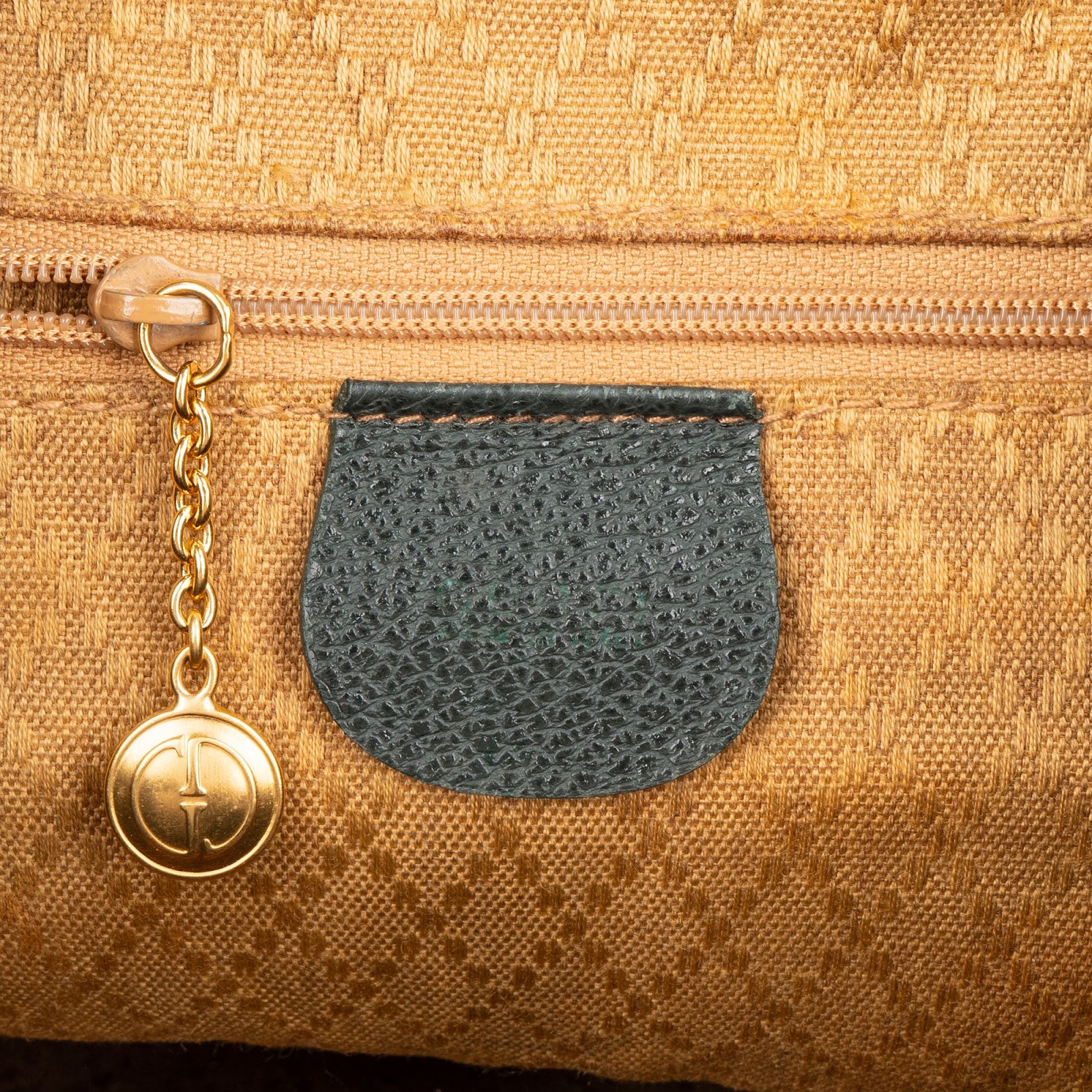 Gucci Green Suede Bamboo Backpack