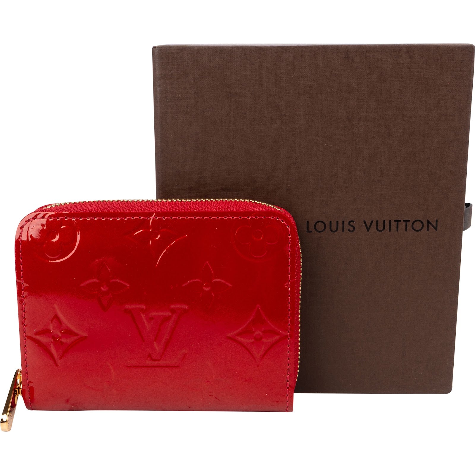 Louis Vuitton Monogram Vernis Leather Zippy Coin Purse Wallet