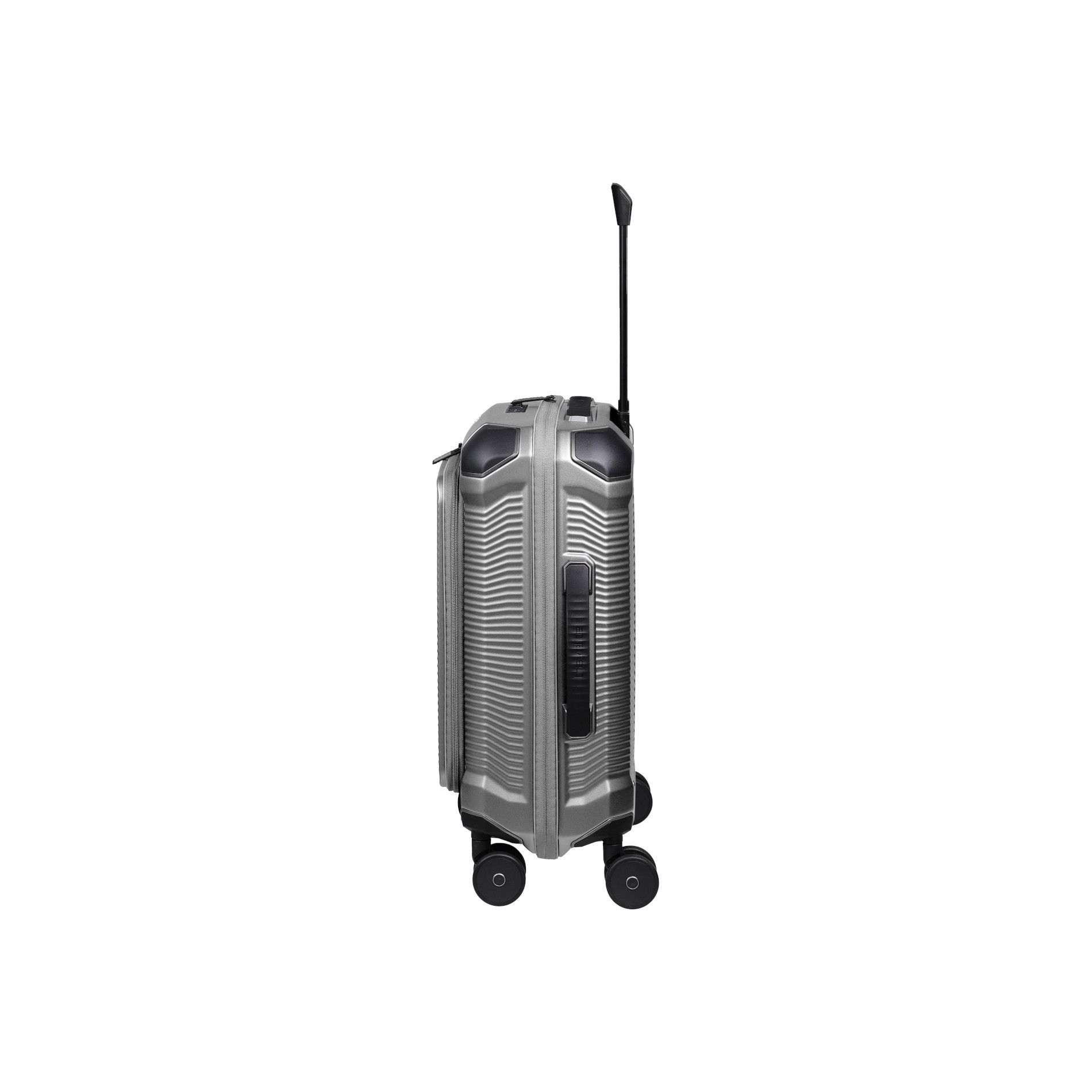 MILLENNIUM Handgepäck S (55cm) mit Vortasche - Silver