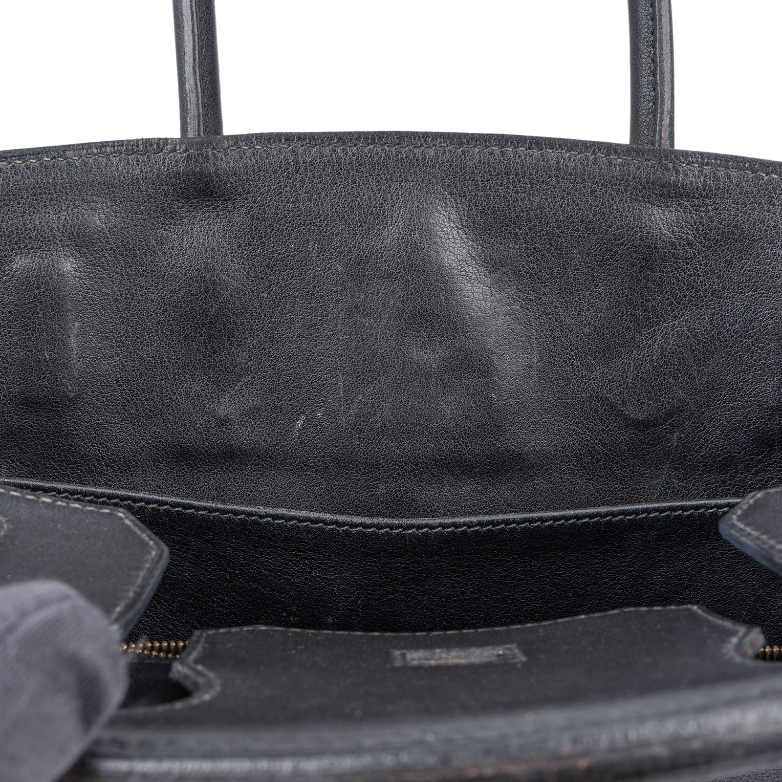 Hermès Noir Swift Leather Birkin 30 Handbag