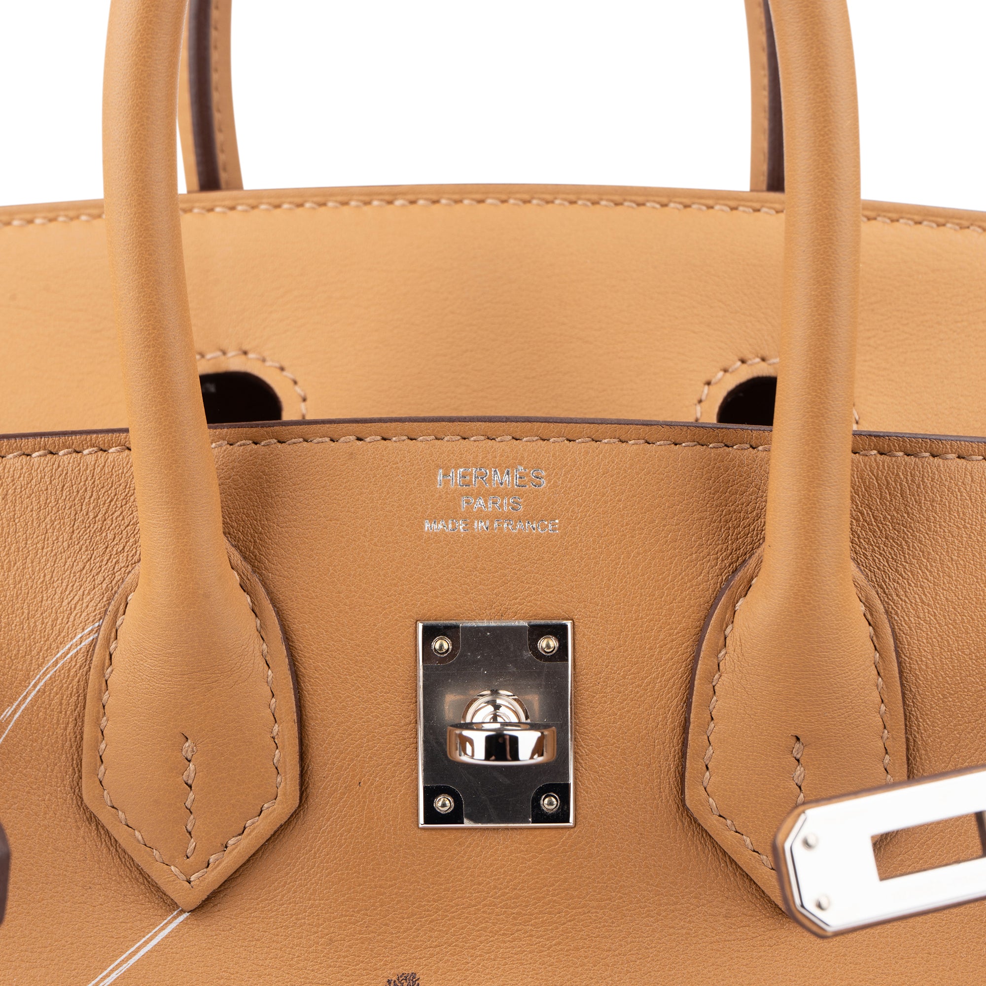 Hermès Biscuit Swift Leather Limited Edition In and Out Birkin 25 Handbag