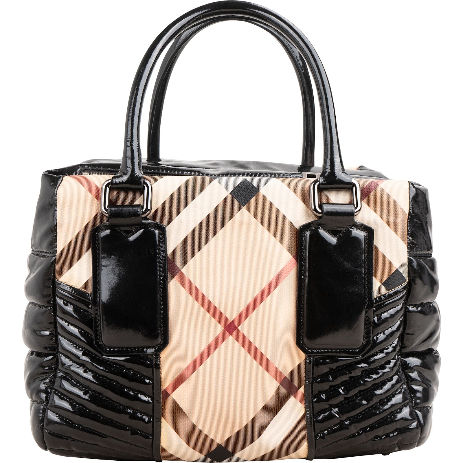 Burberry - Haymarket Check Tote Shoulder Bag