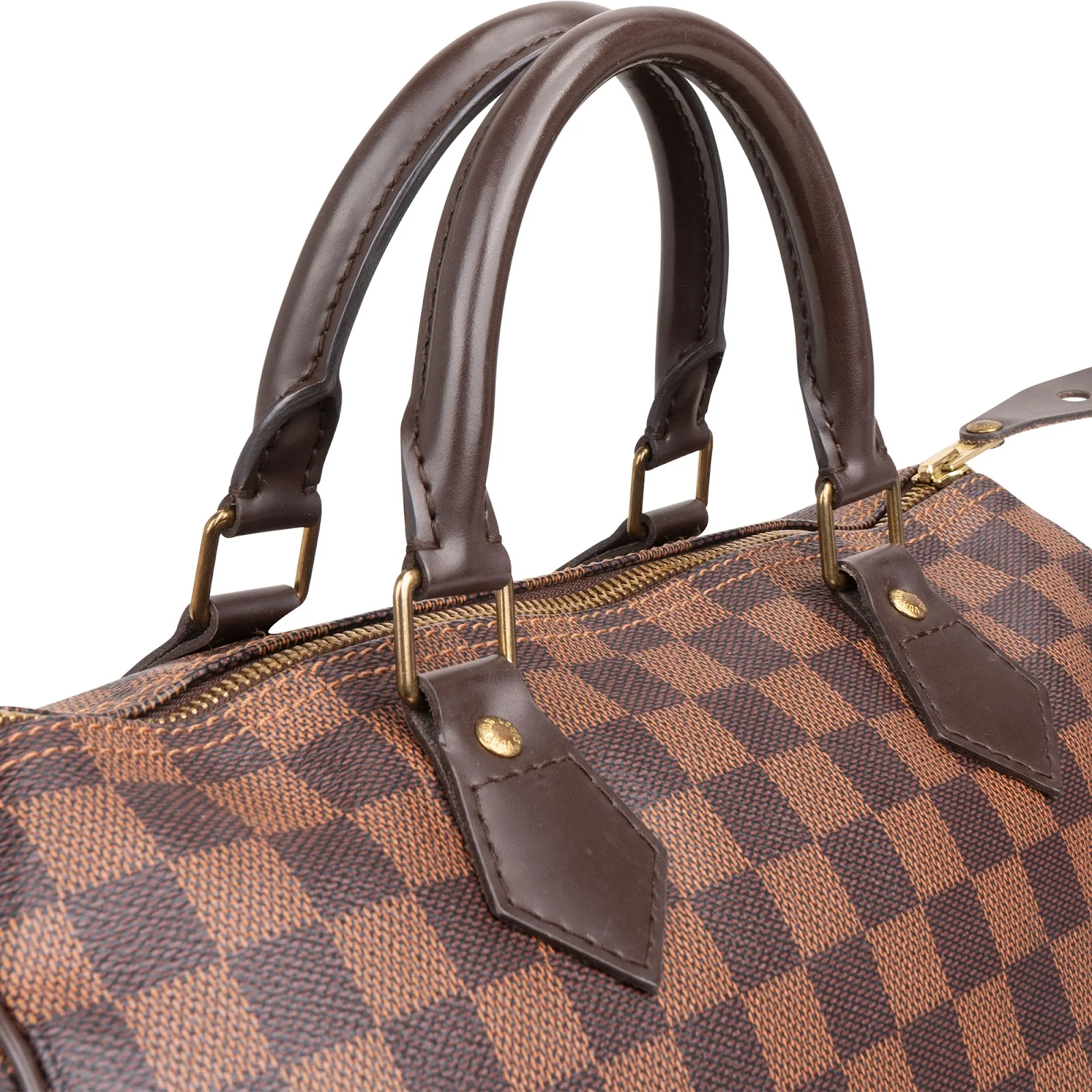 Louis Vuitton Monogram Damier Ebene Canvas Speedy 30 Boston Bag