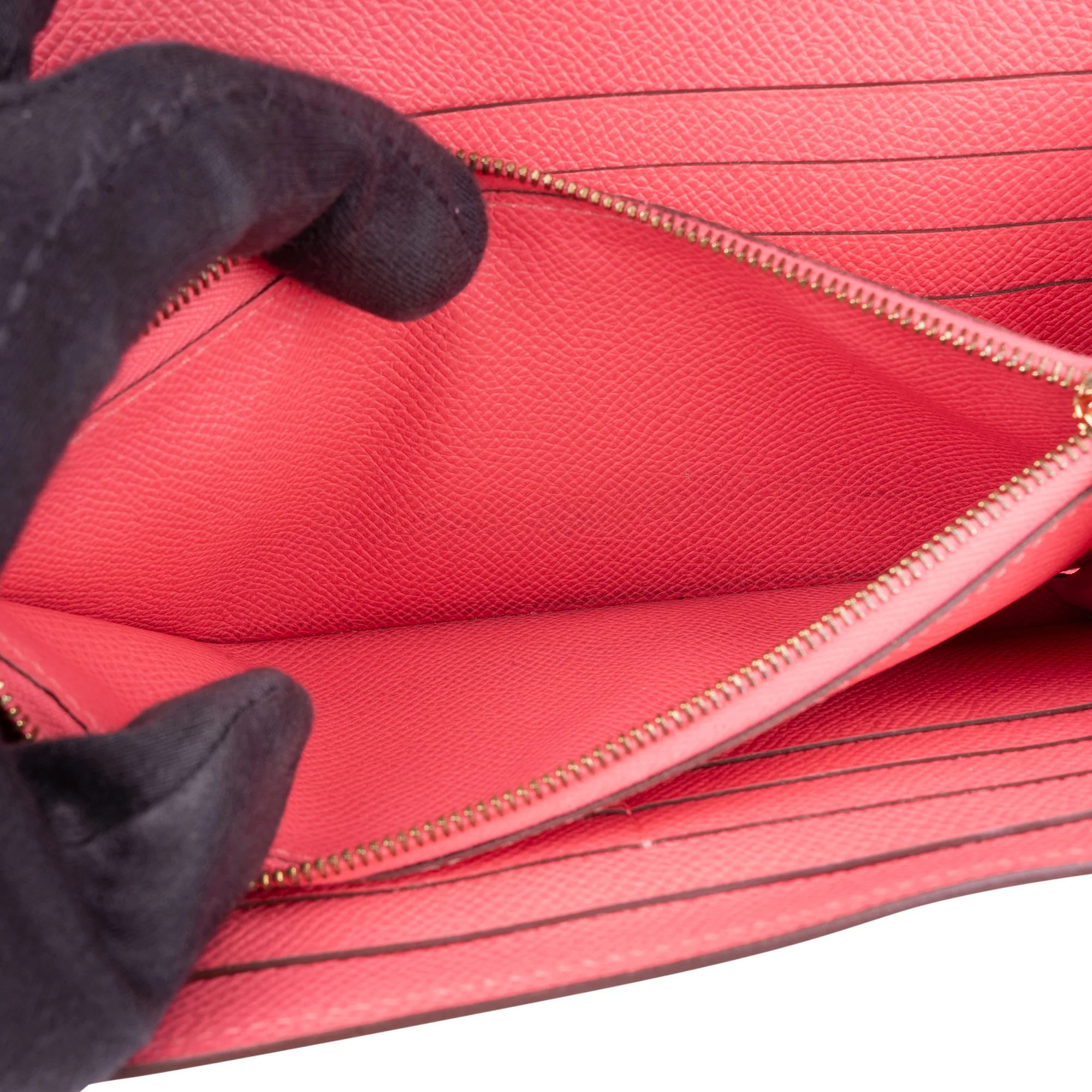 Hermès Pink Epsom Leather Kelly Wallet