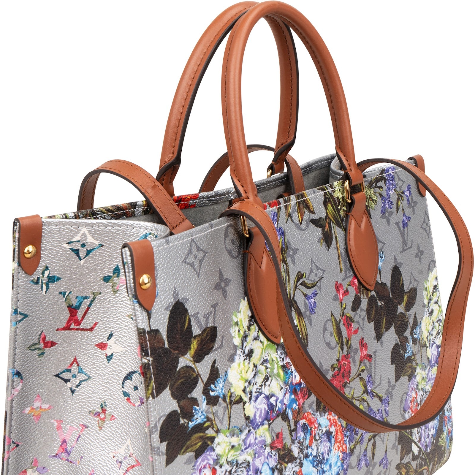 Louis Vuitton Limited Monogram Tufted Garden Urs Fischer OnTheGo MM Shoulder Bag