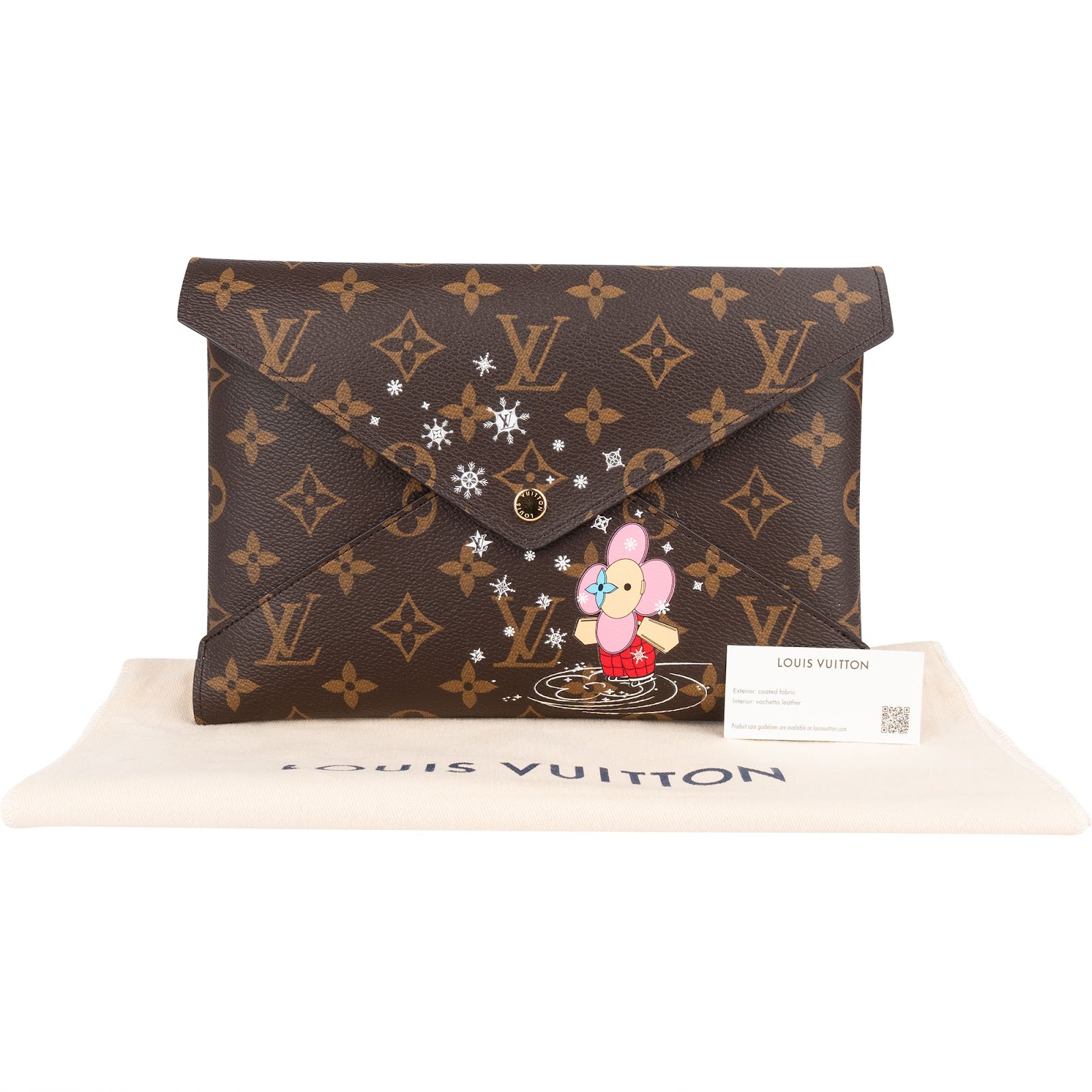 Louis Vuitton Monogram Canvas Limited Xmas Large Pochette Kirigami Clutch