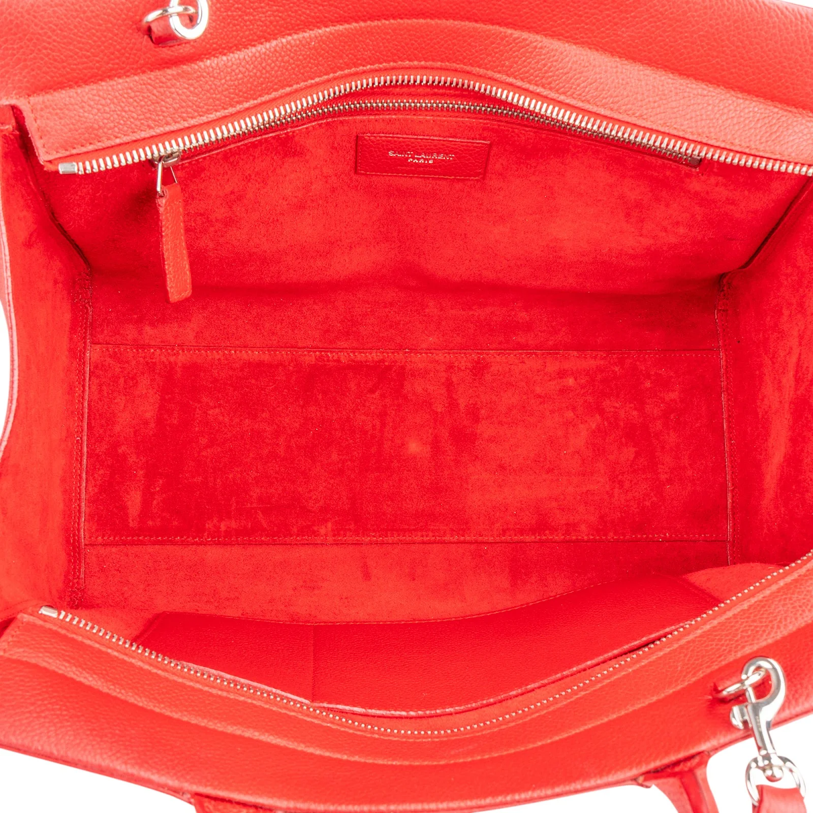 Saint Laurent Grained Leather Rive Gauche Handbag