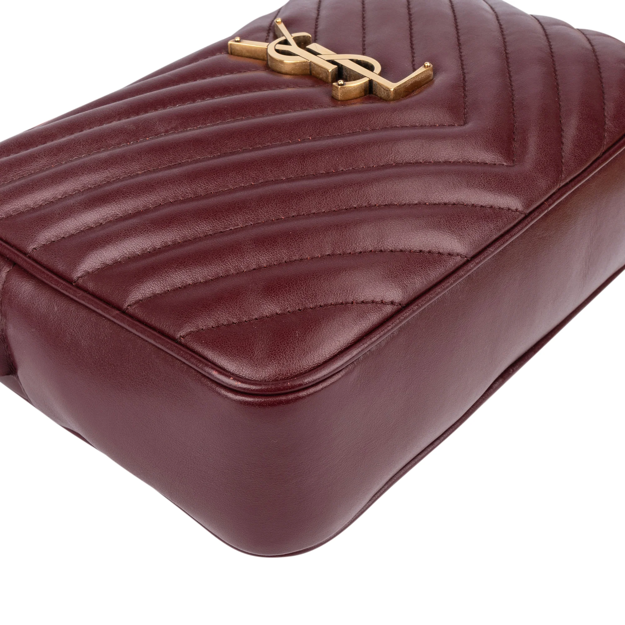 Saint Laurent Quilted Leather Lou Camera Crossbody Bag