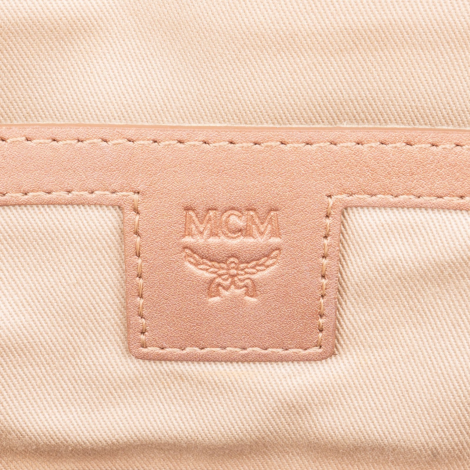 Sac à dos 2 en 1 MCM Monogram Metallic Visetos Small Stark