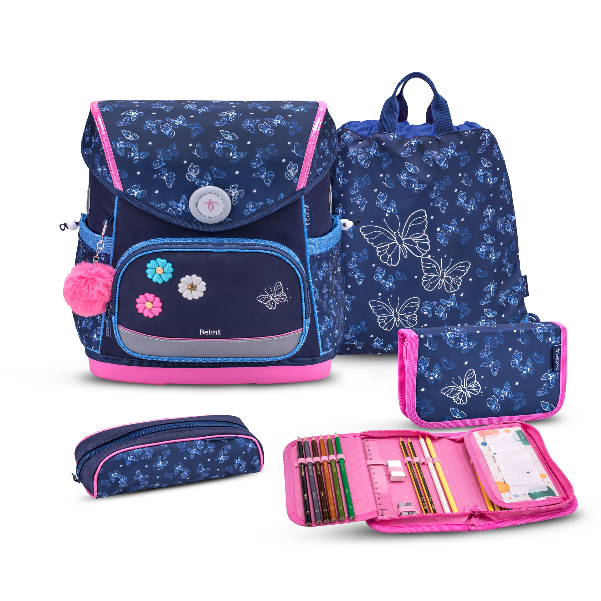 Compact Plus Schulranzenset 5-teilig - "Sapphire"