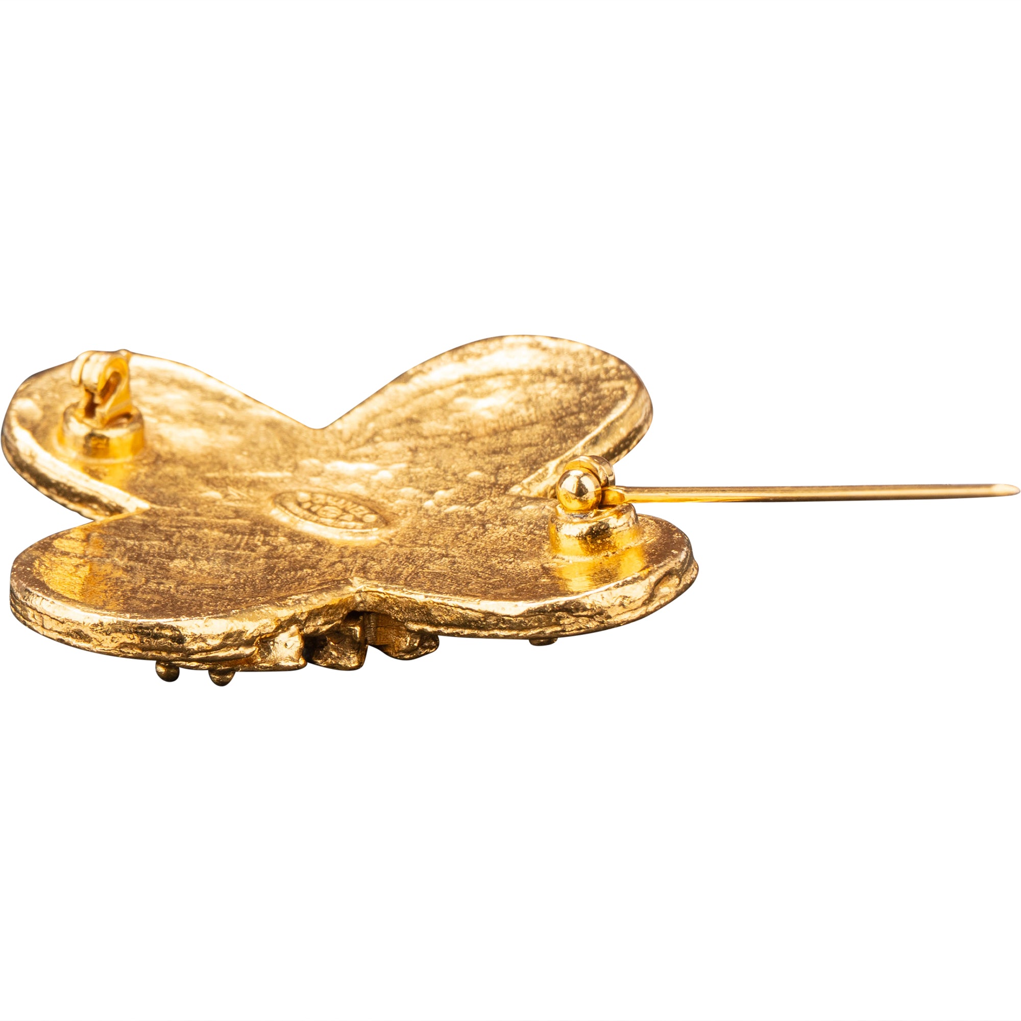 Chanel Golden Triple CC Brooch