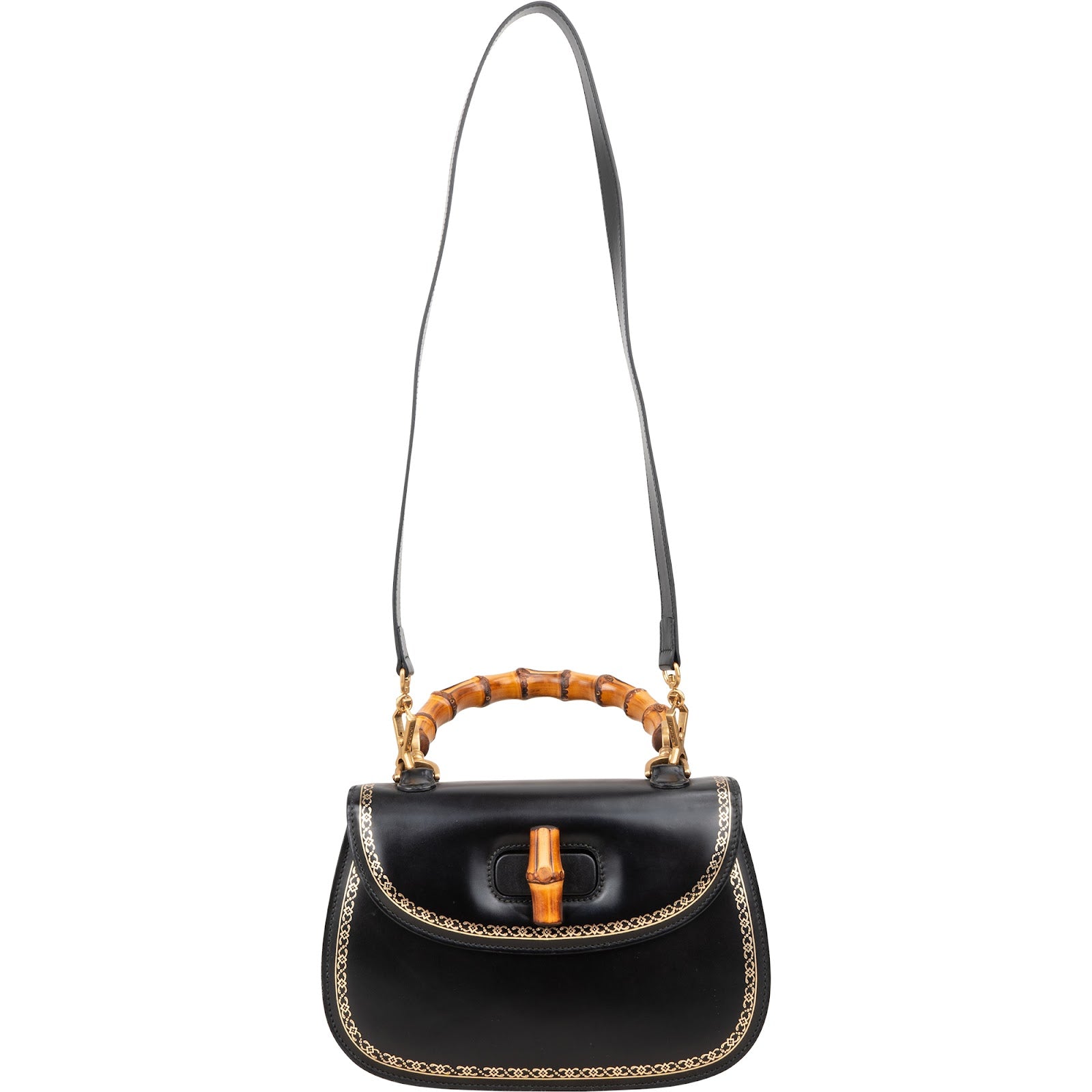 Gucci - 1947 Bamboo Top Handle Crossbody Bag