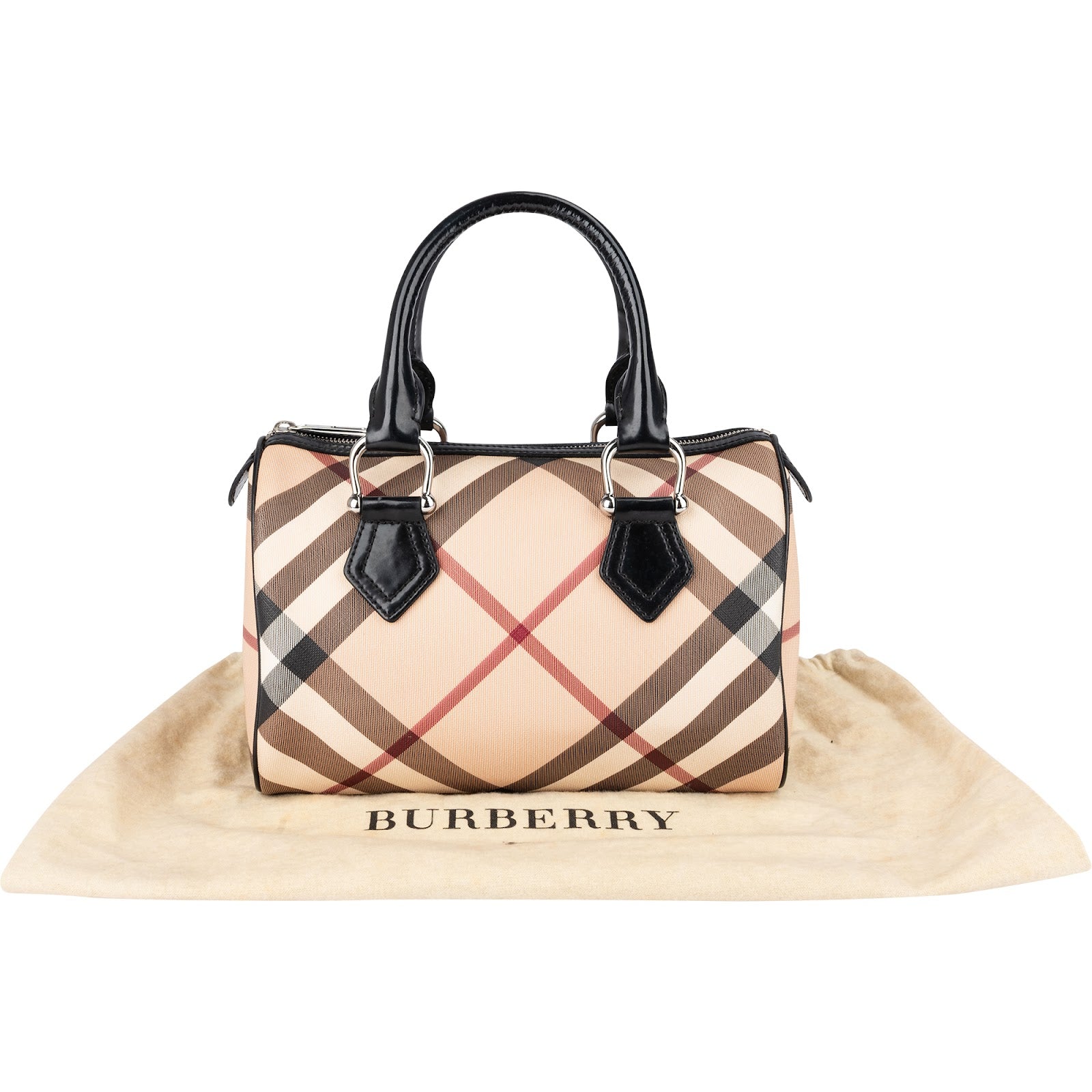 Burberry - Haymarket Nova-Check Boston Bag