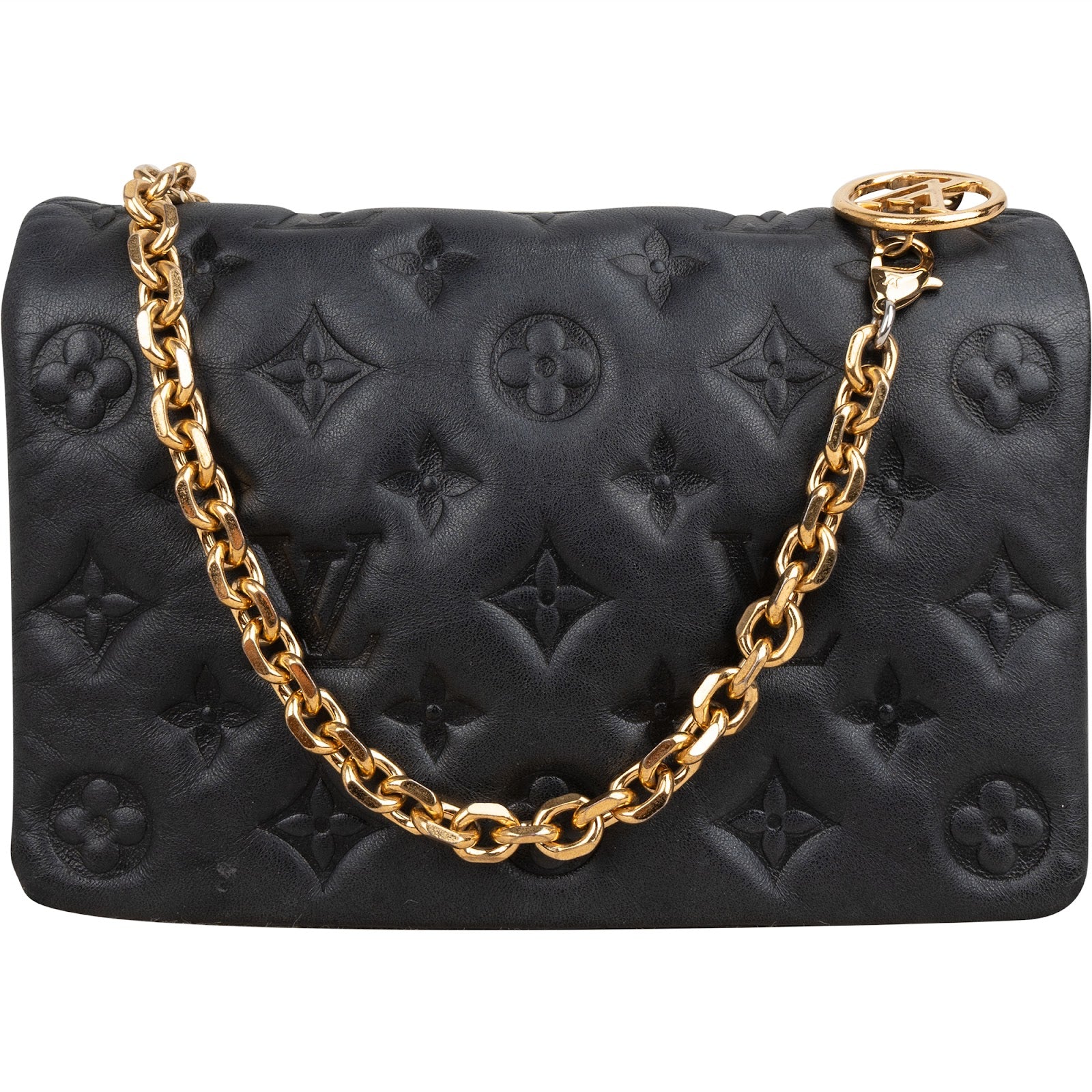 Louis Vuitton Bubblegram Monogram Lambskin Coussin Crossbody Bag
