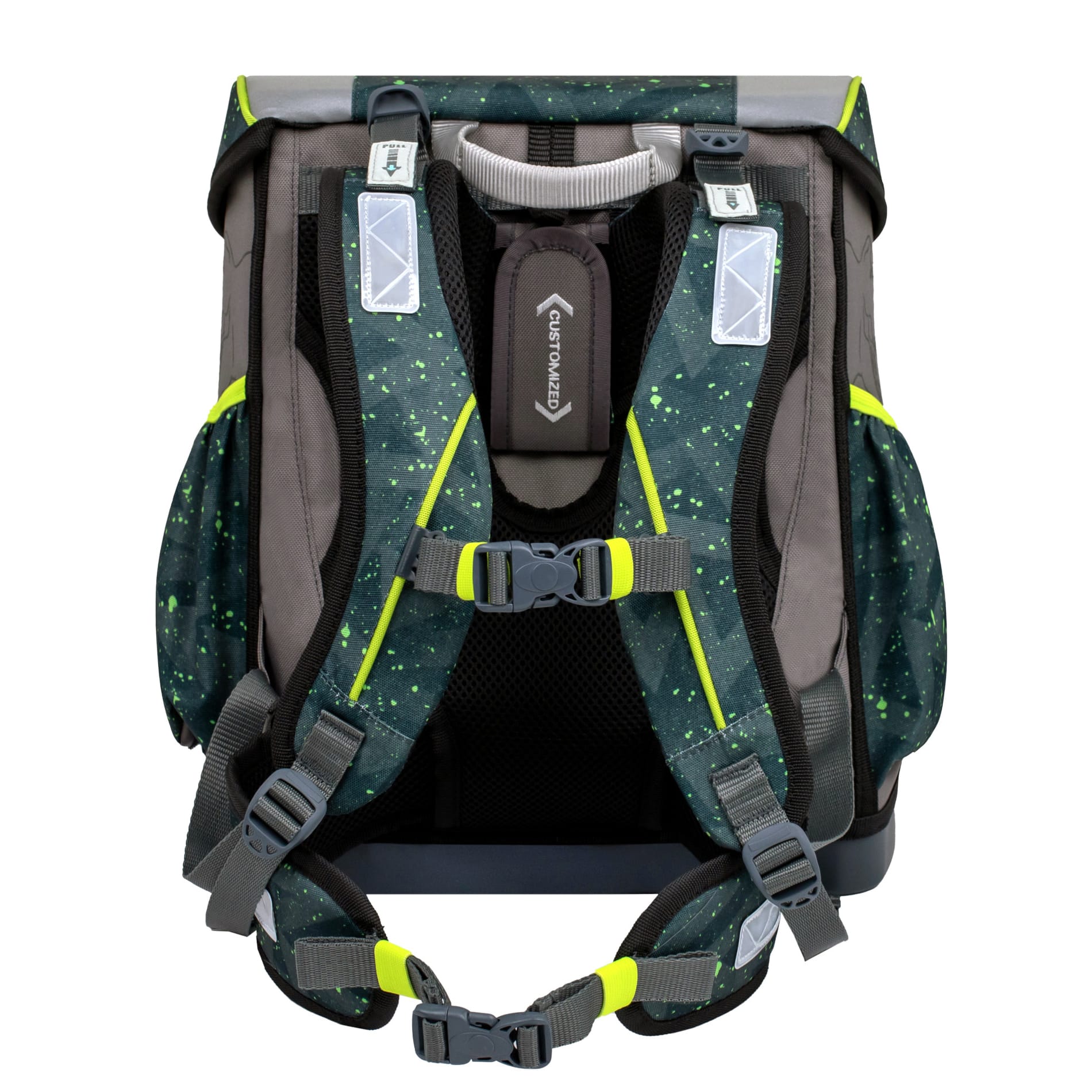 Customize Me ergonomic satchel set 4-piece - T-rex Roar