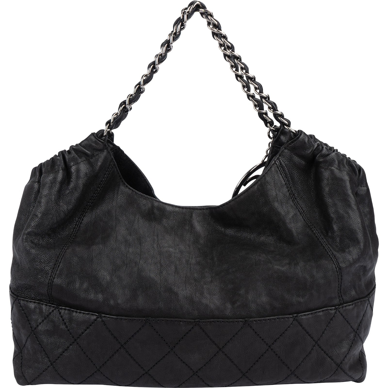 Chanel Stitchng Caviar Leather CC Handbag