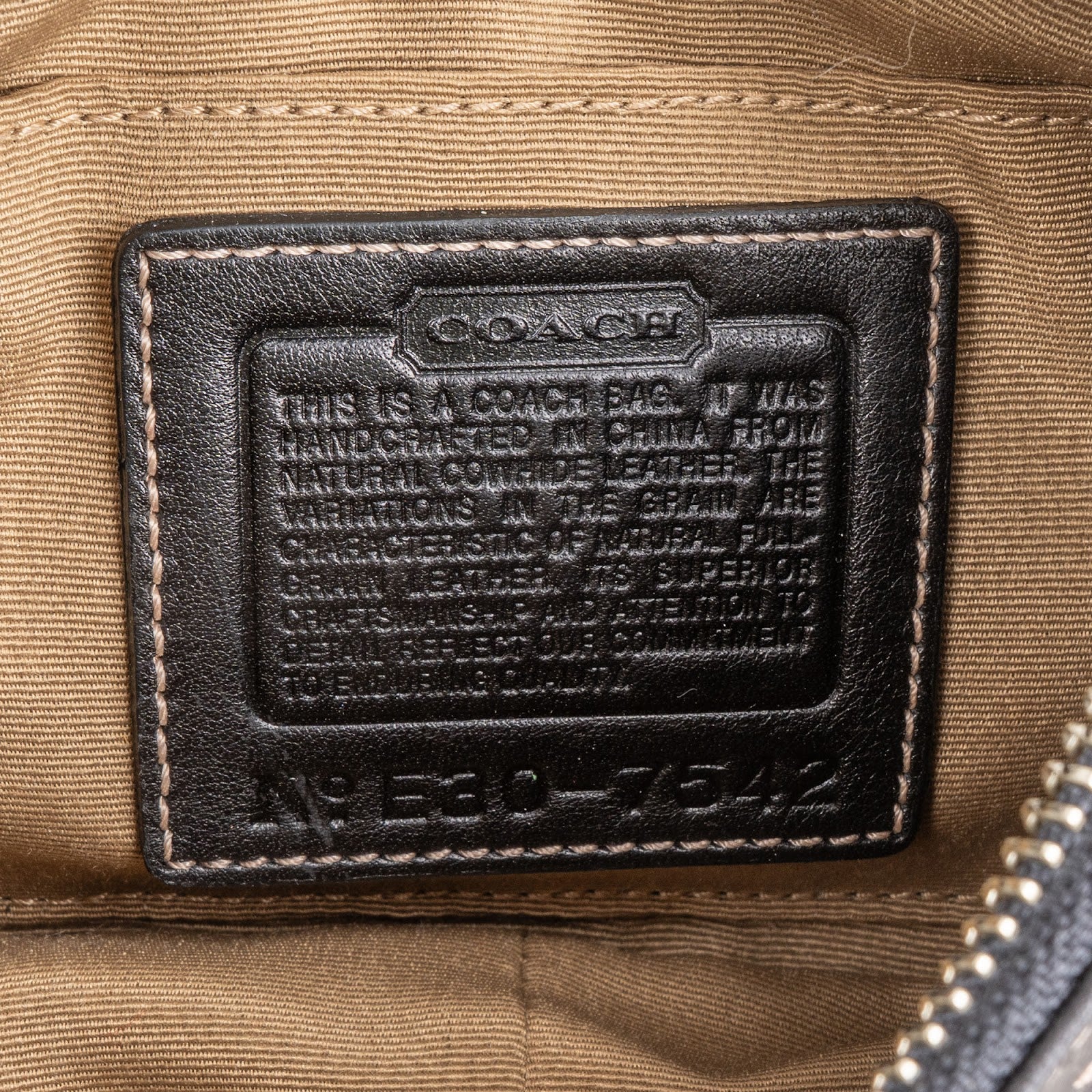 Coach Leather Soho Buckle Clutch Bag
